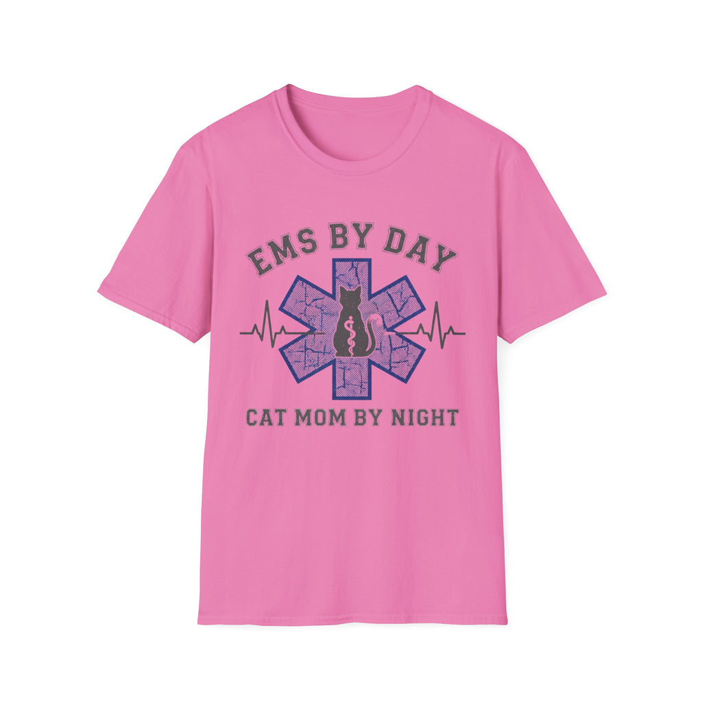 EMS by Day Cat Mom by Night T-Shirt