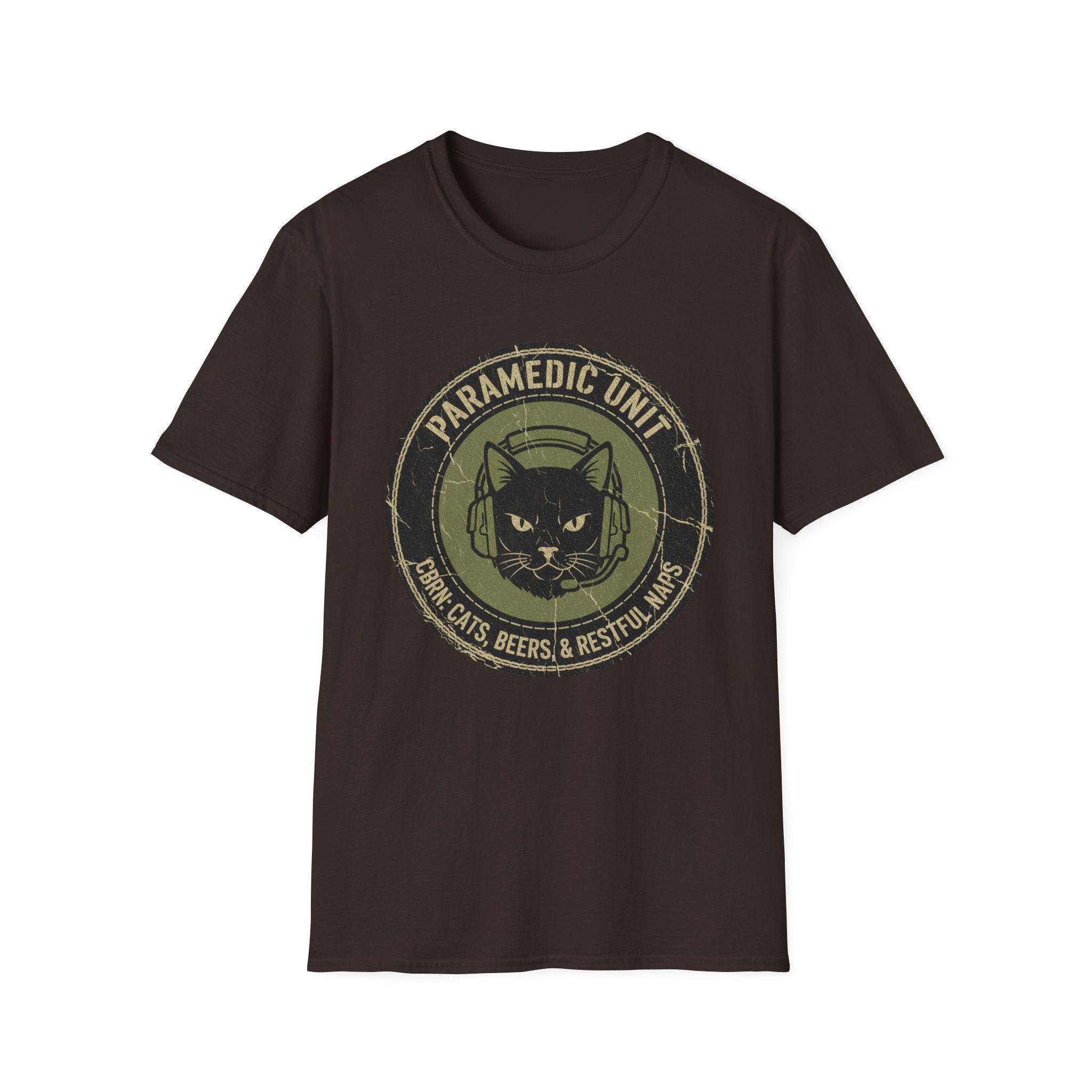 "Paramedic unit Cats Beers and Restful Naps" T-Shirt