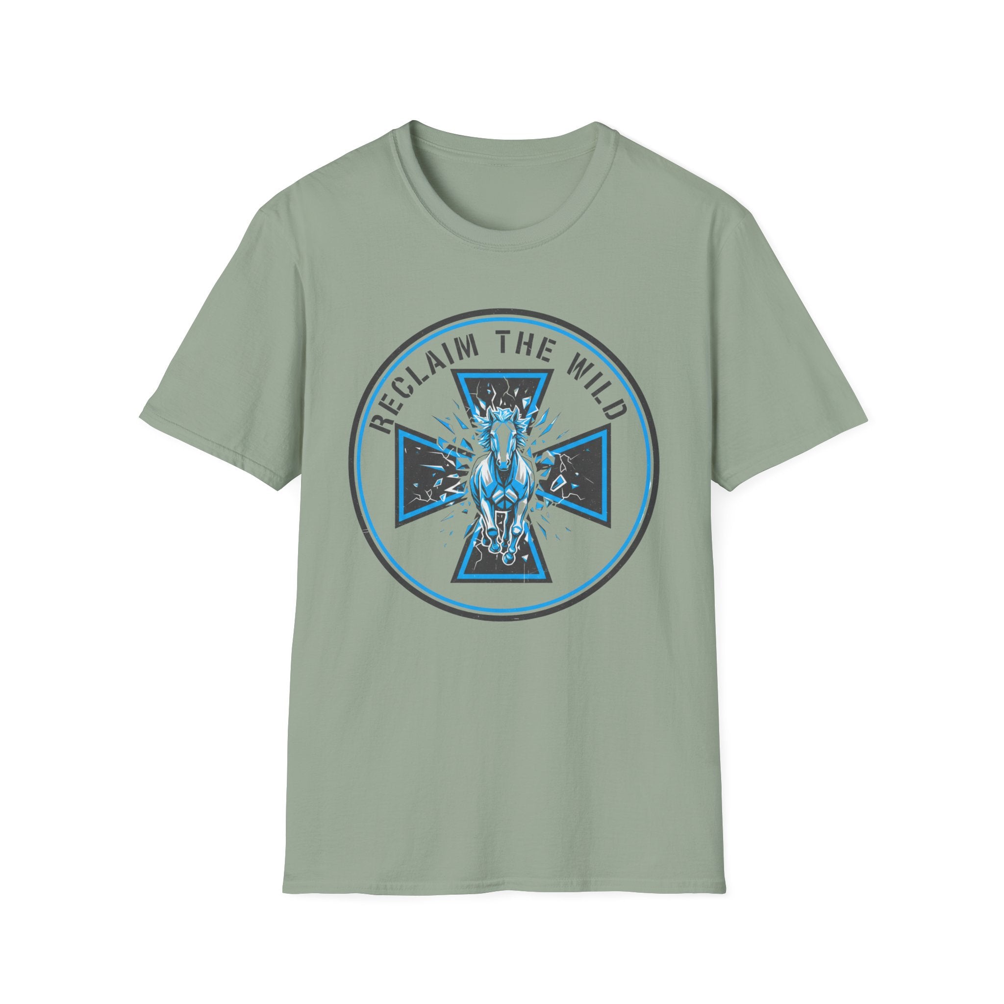 Firefighter and Horse " Reclaim the Wild" T-Shirt