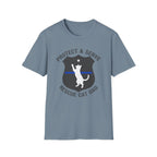 Police "Protect and serve rescue cat dad" T-Shirt