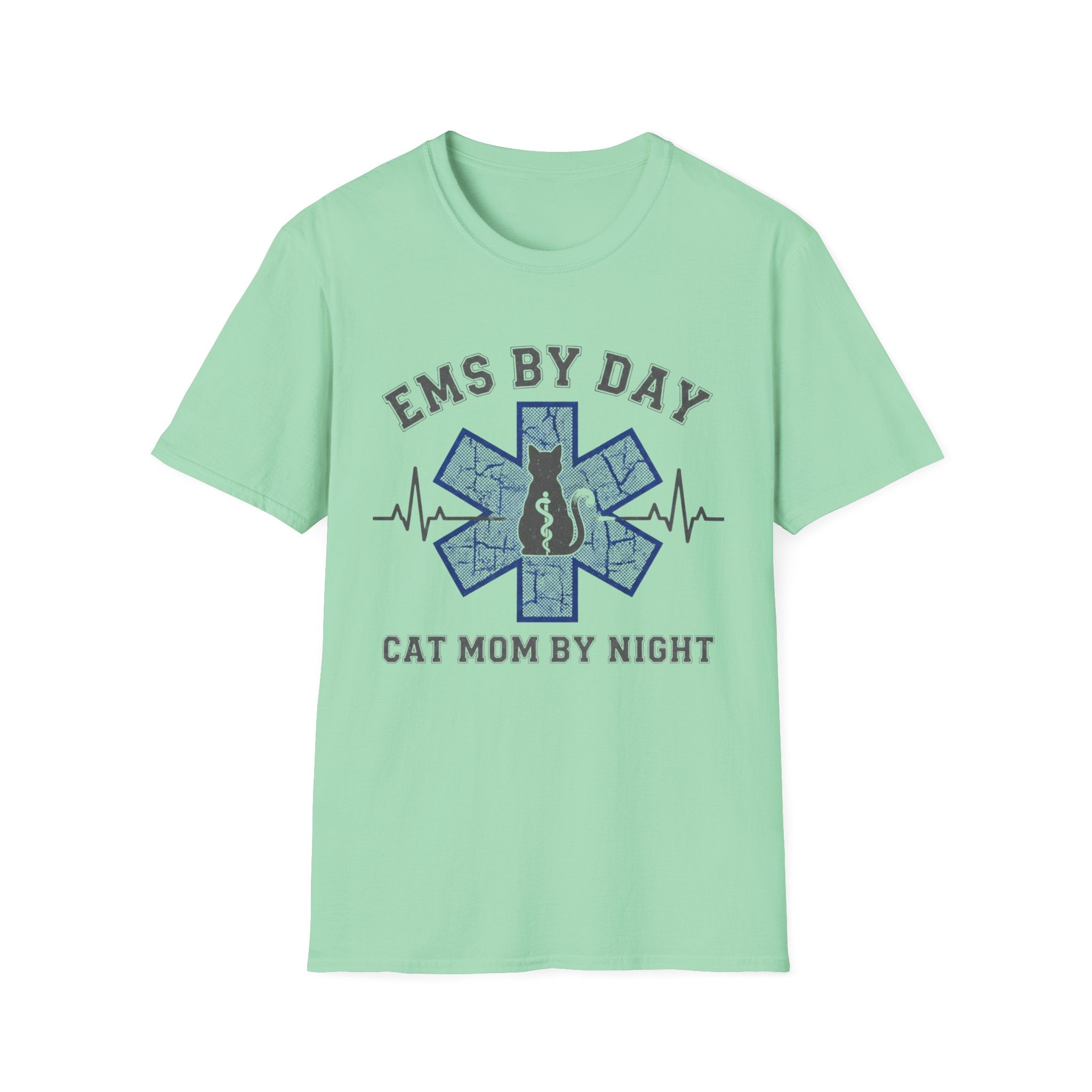 EMS by Day Cat Mom by Night T-Shirt