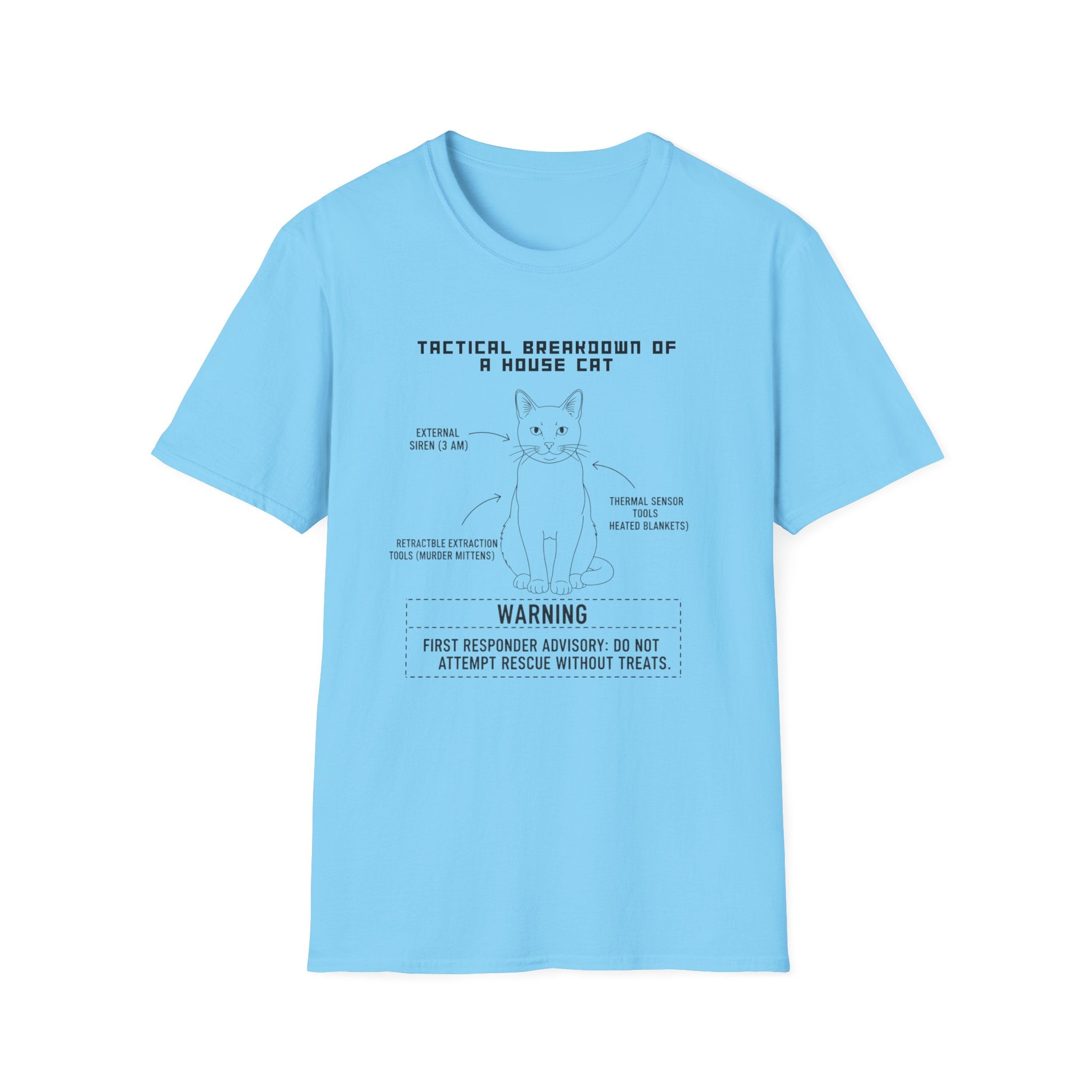 "Tactical Breakdown of a House Cat" T-Shirt