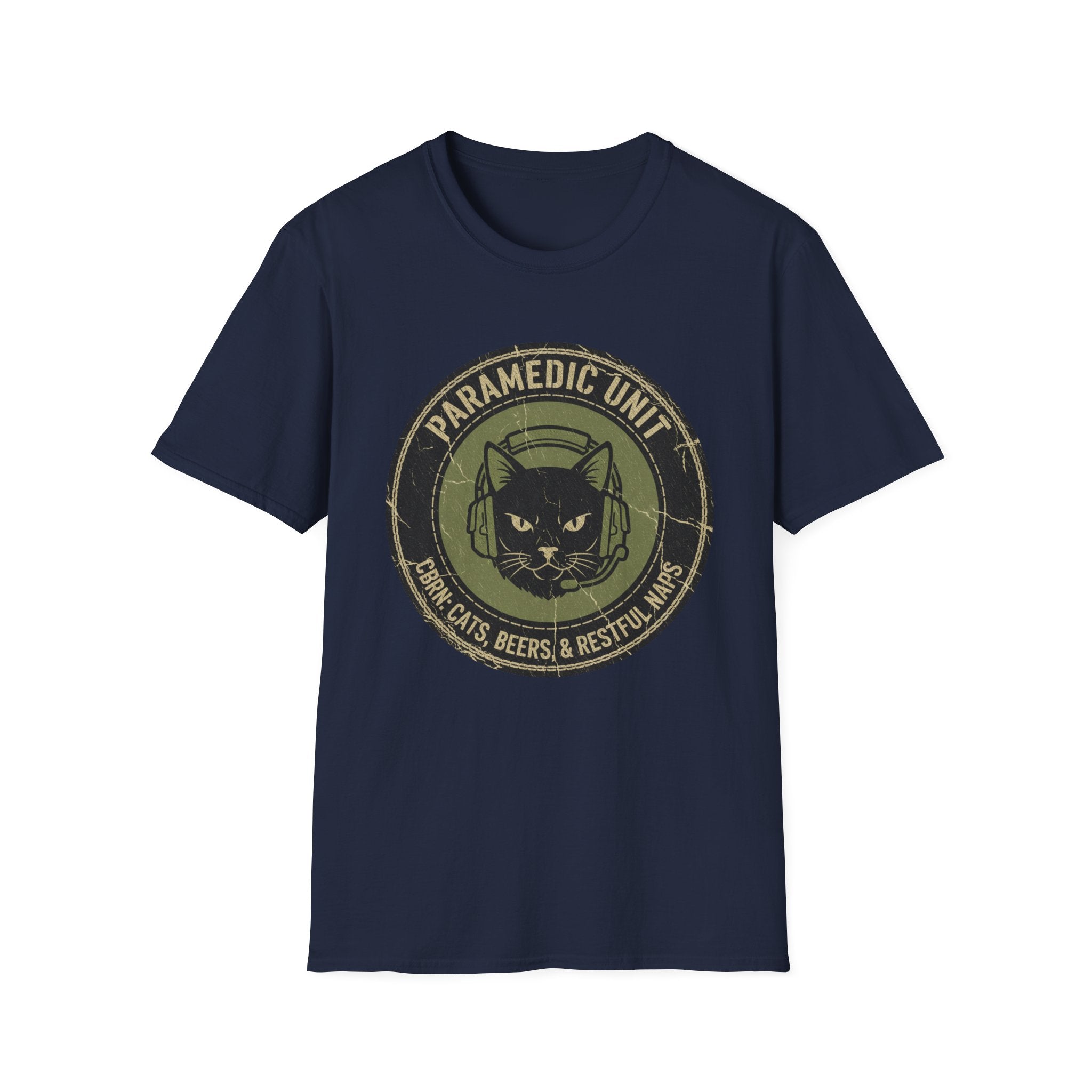 "Paramedic unit Cats Beers and Restful Naps" T-Shirt