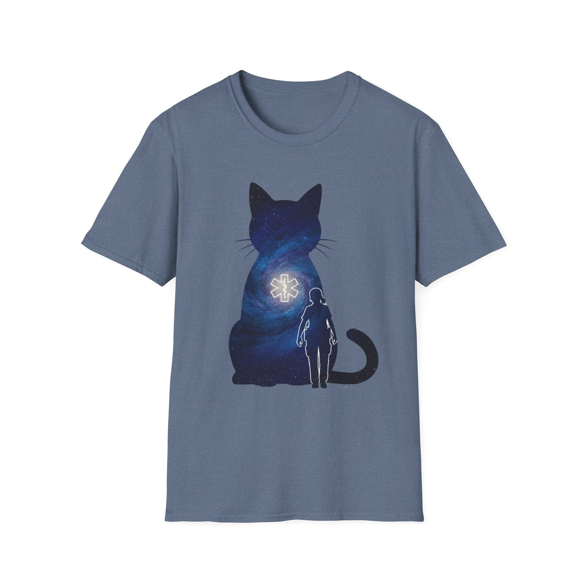 Female EMS Space Cat T-Shirt
