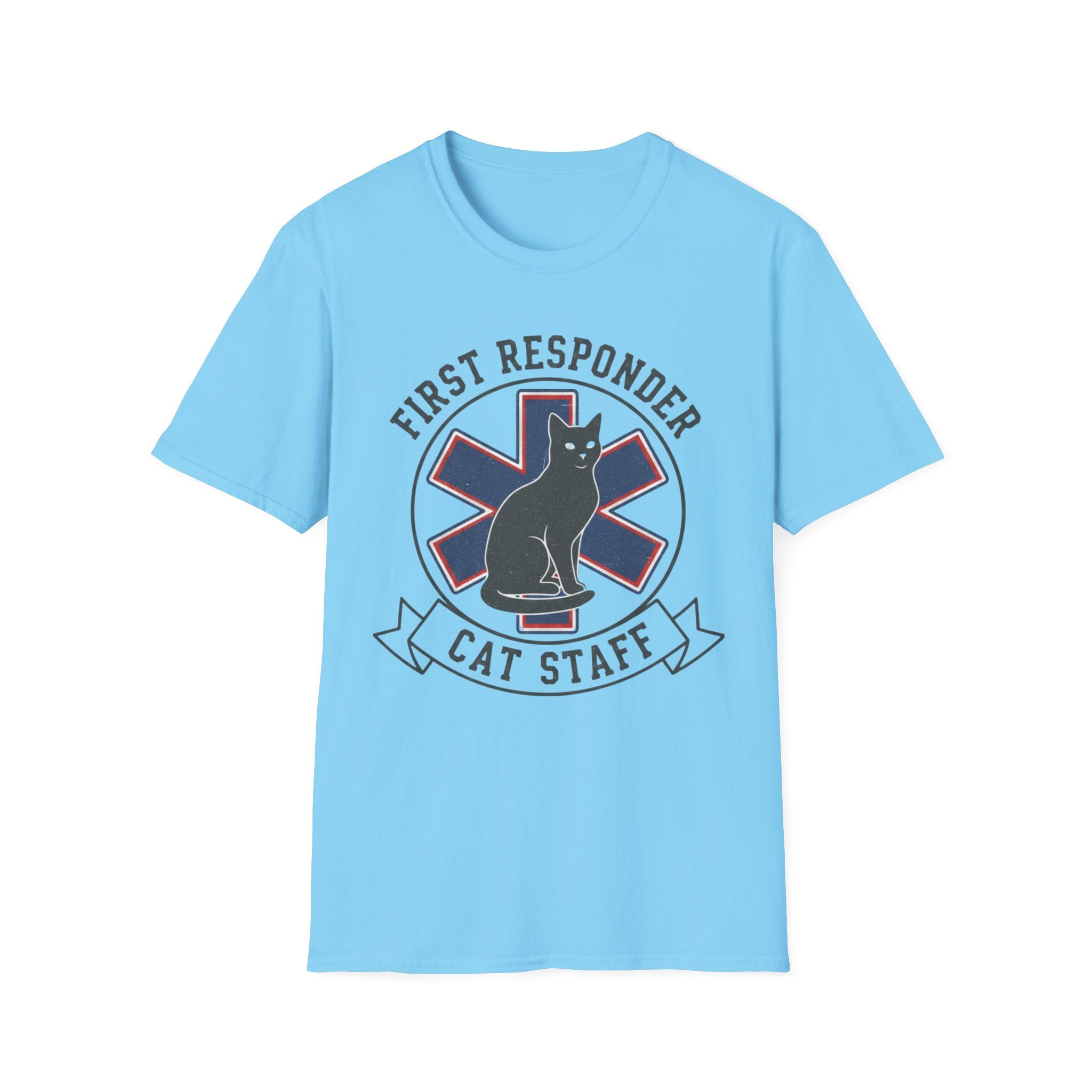 EMS "First Responder Cat Staff" T-Shirt