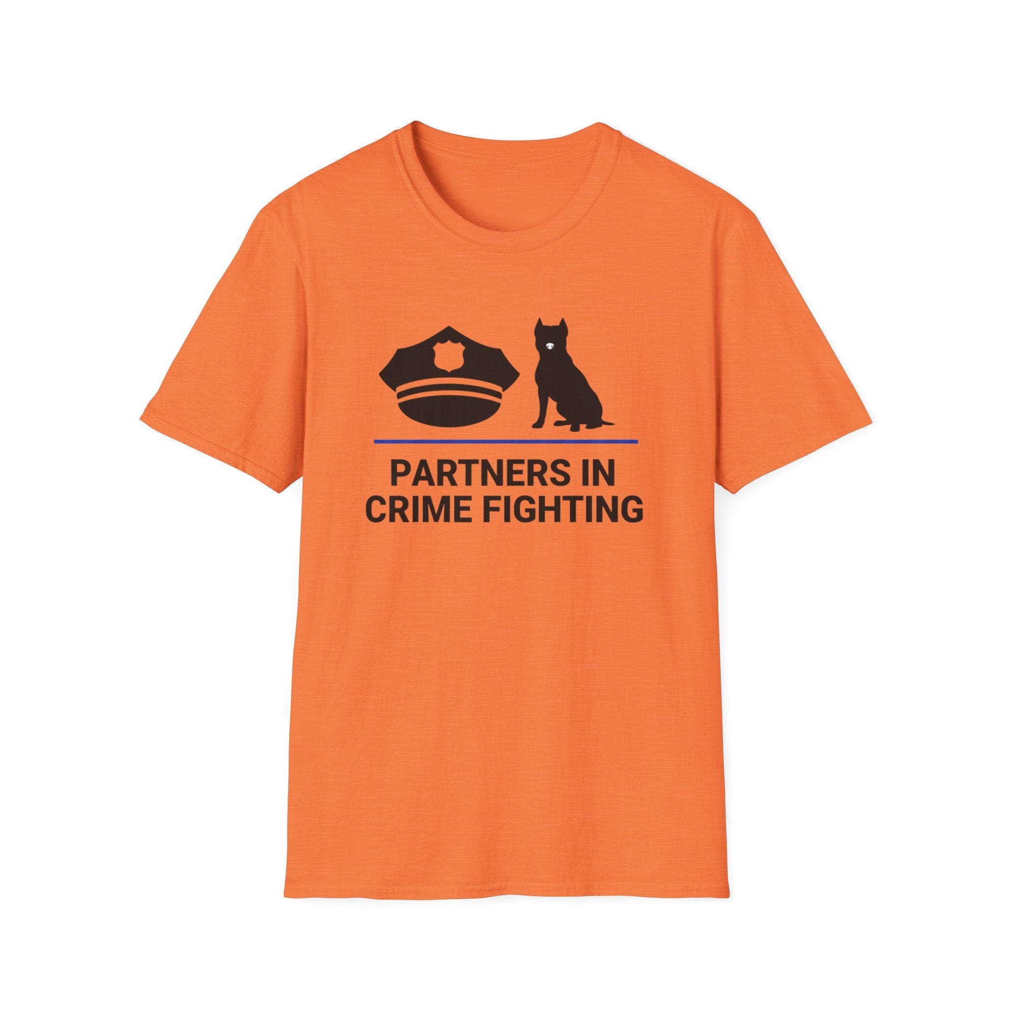 Police & Dog "Partners in Crime Fighting" T-Shirt
