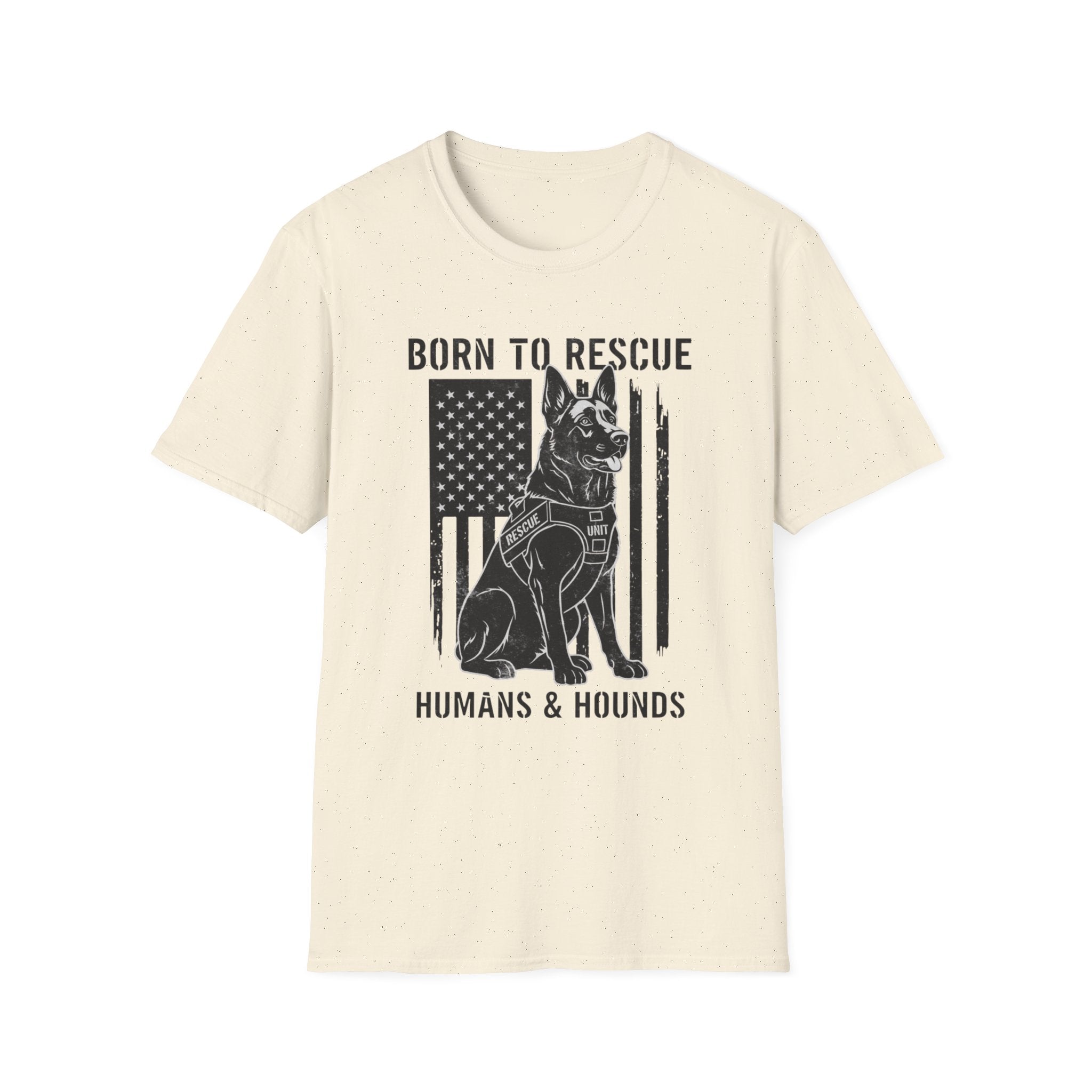 Born to Rescue Humans and Hounds T-Shirt