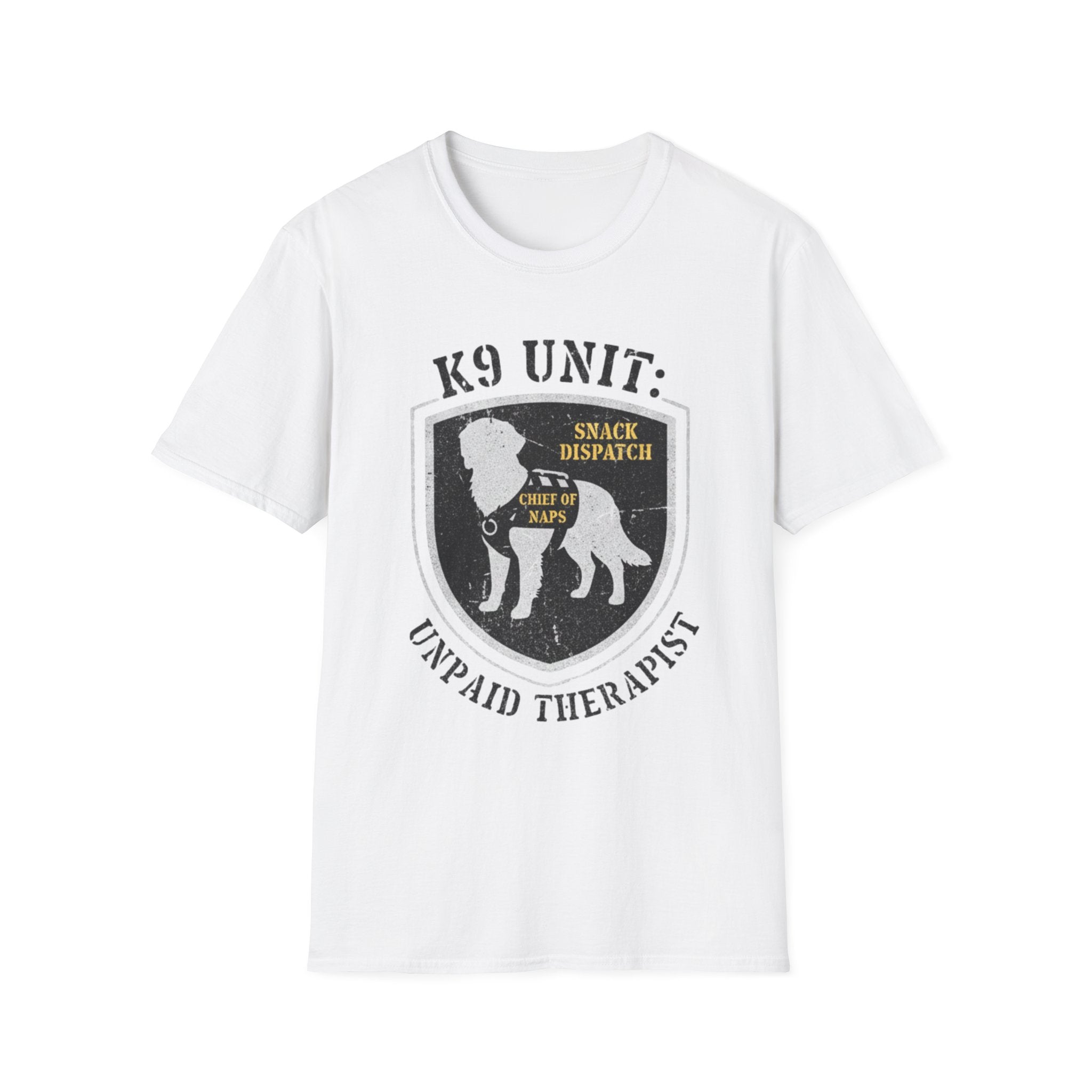 "K-9 Unit Unpaid Therapist" T-Shirt