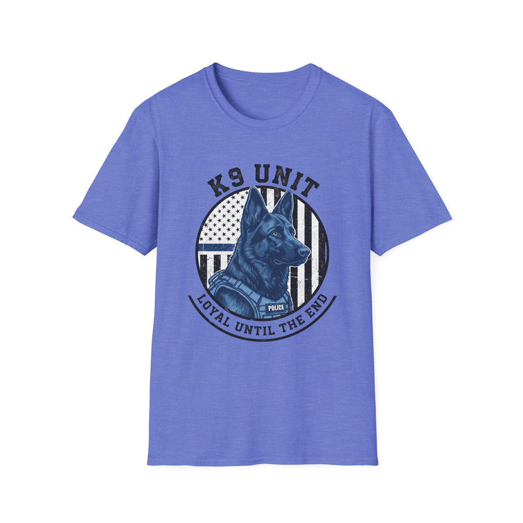 Police "K-9 Unit Loyal To The End" T-Shirt