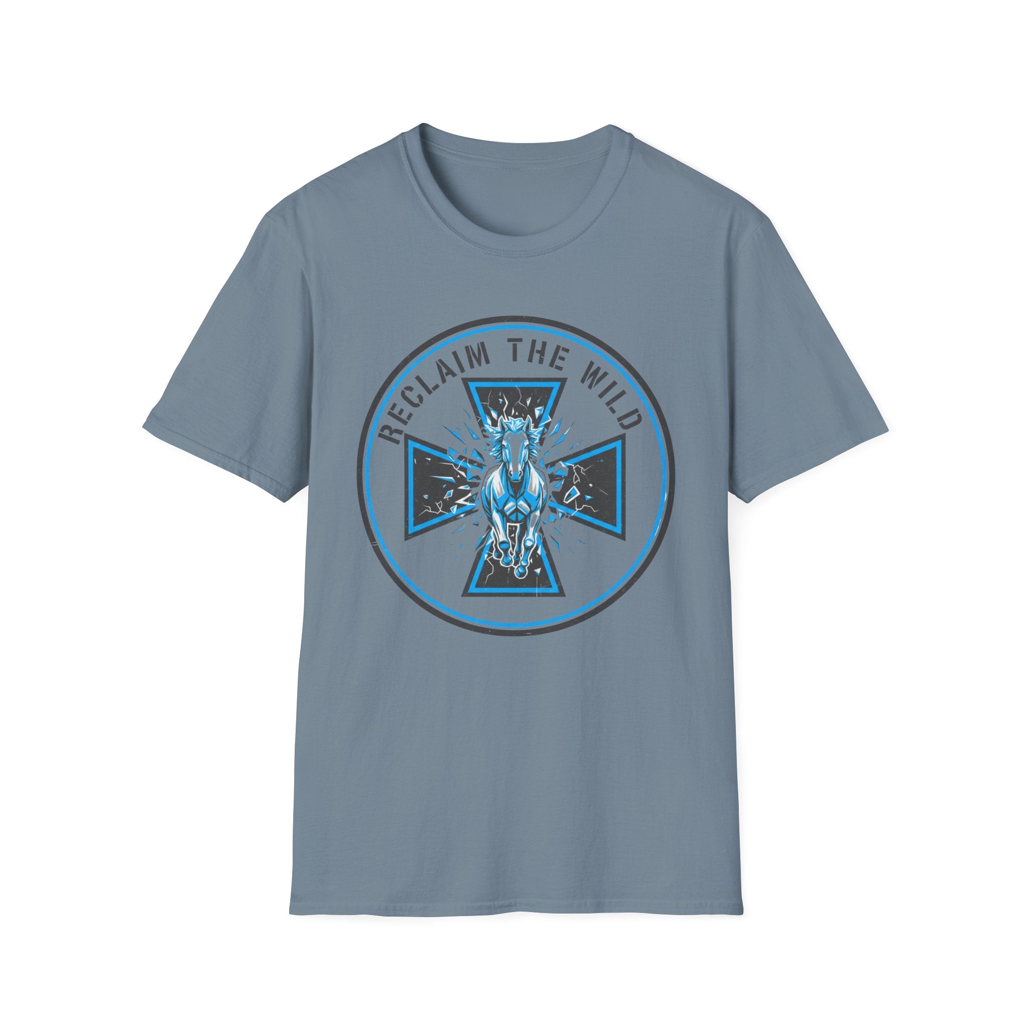 Firefighter and Horse " Reclaim the Wild" T-Shirt