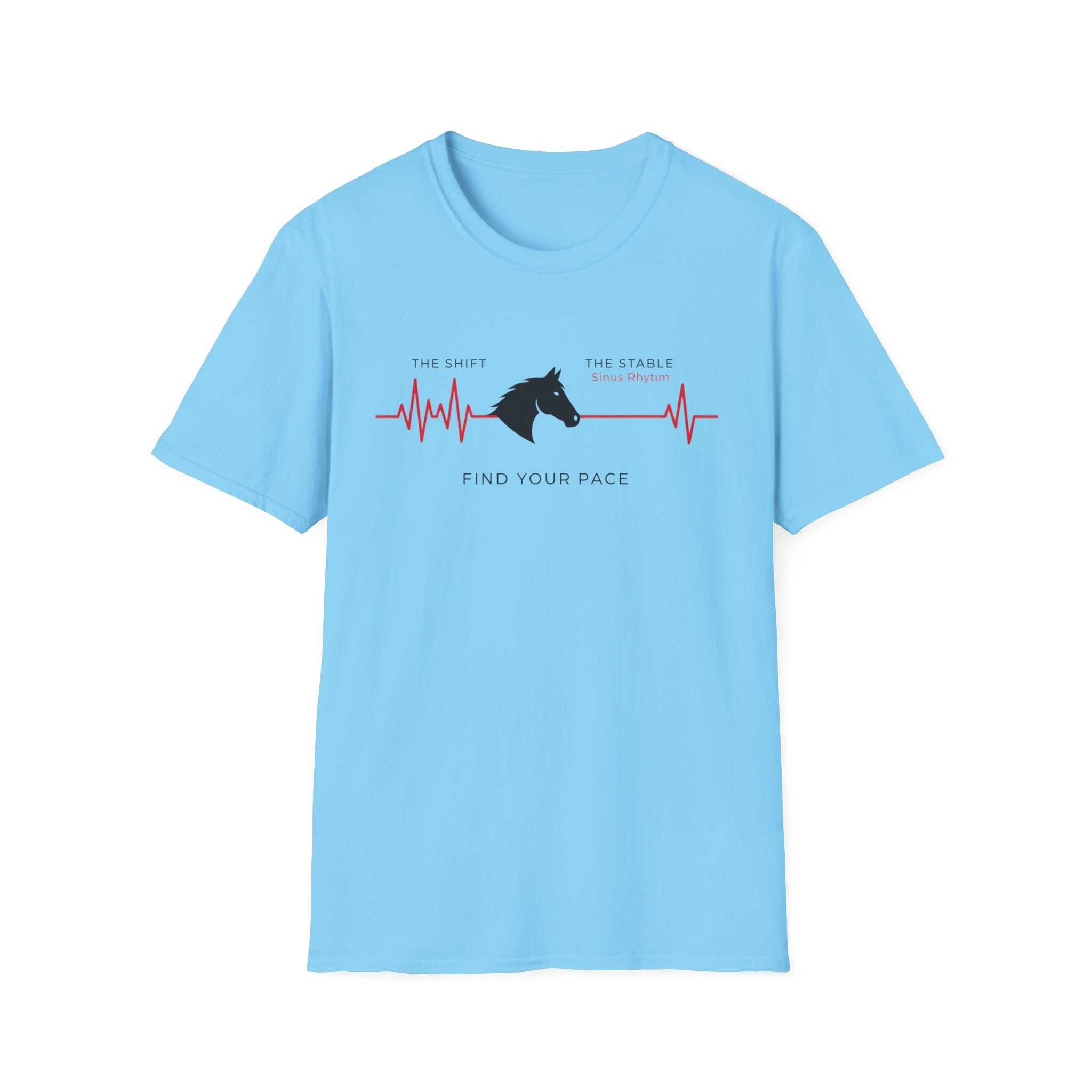 EMS and Horse "The Shift. The Stable. Find Your Pace" T-Shirt