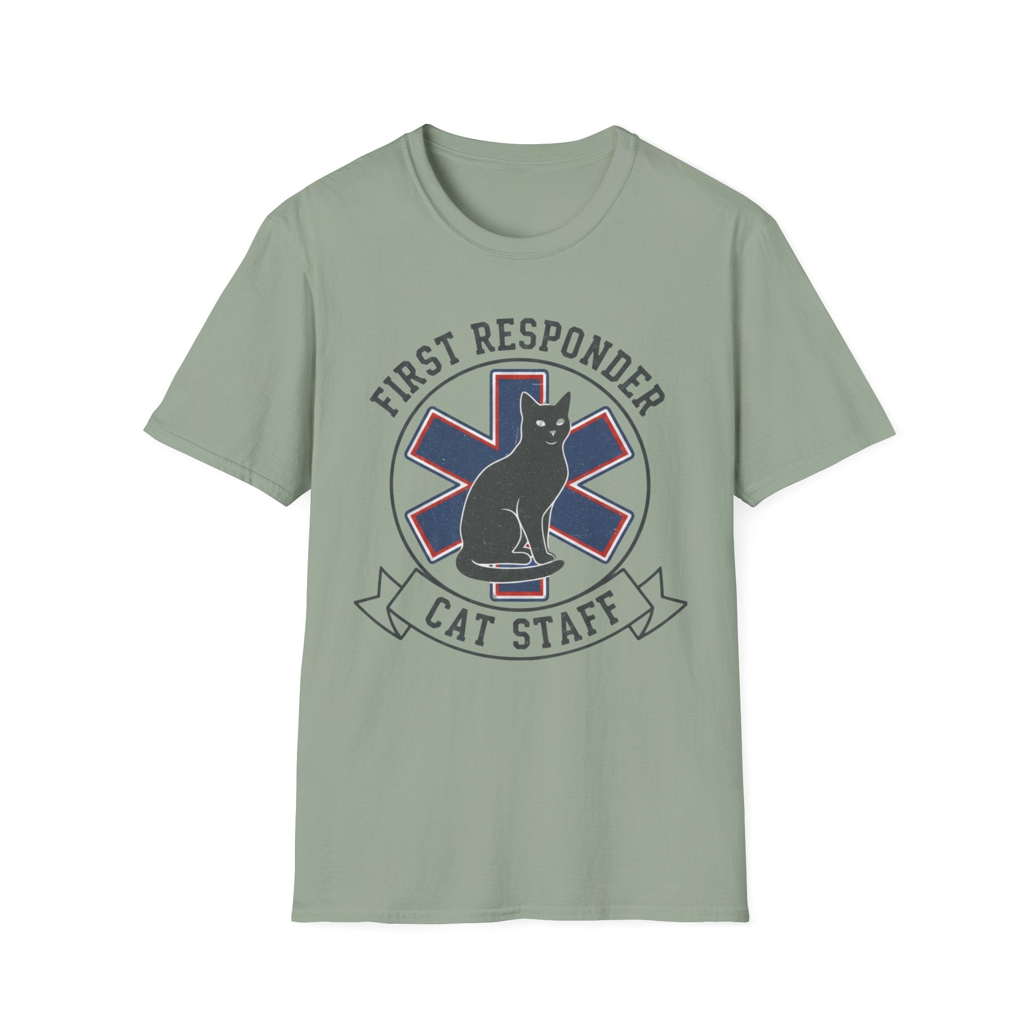 EMS "First Responder Cat Staff" T-Shirt