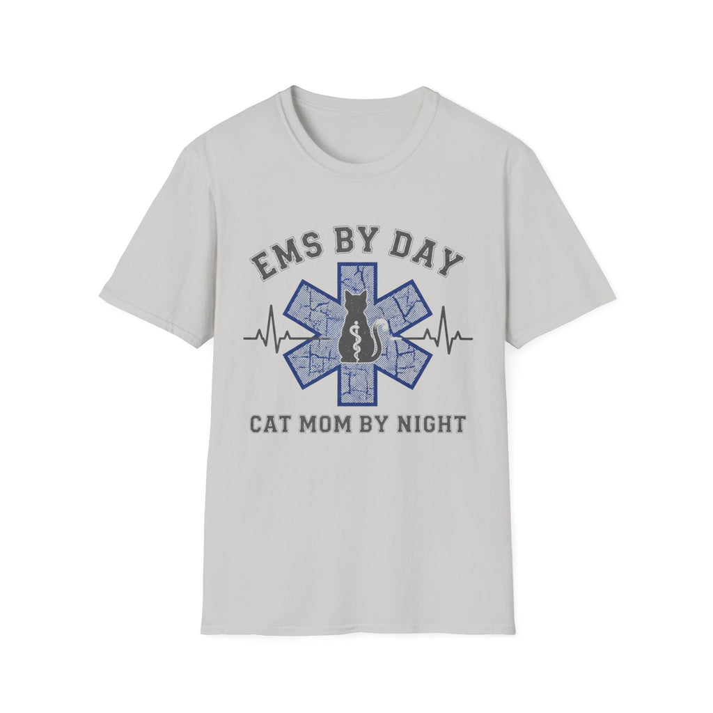 EMS by Day Cat Mom by Night T-Shirt