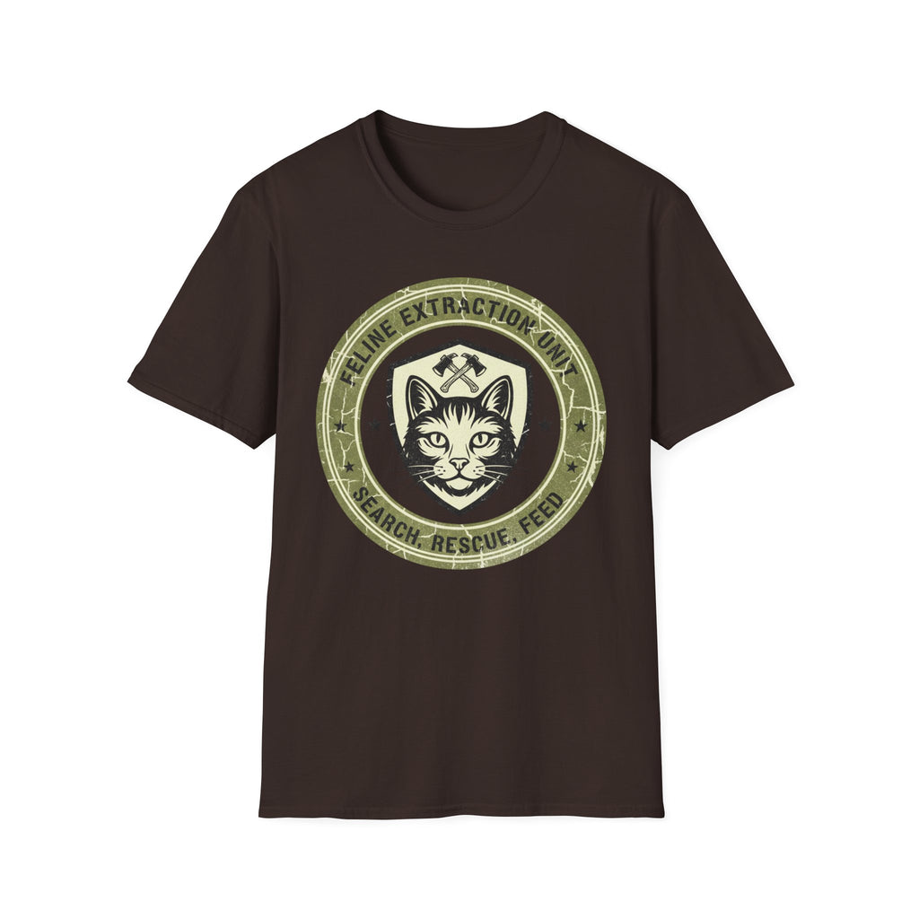 Feline Extraction Unit Search Rescue Feed T-Shirt