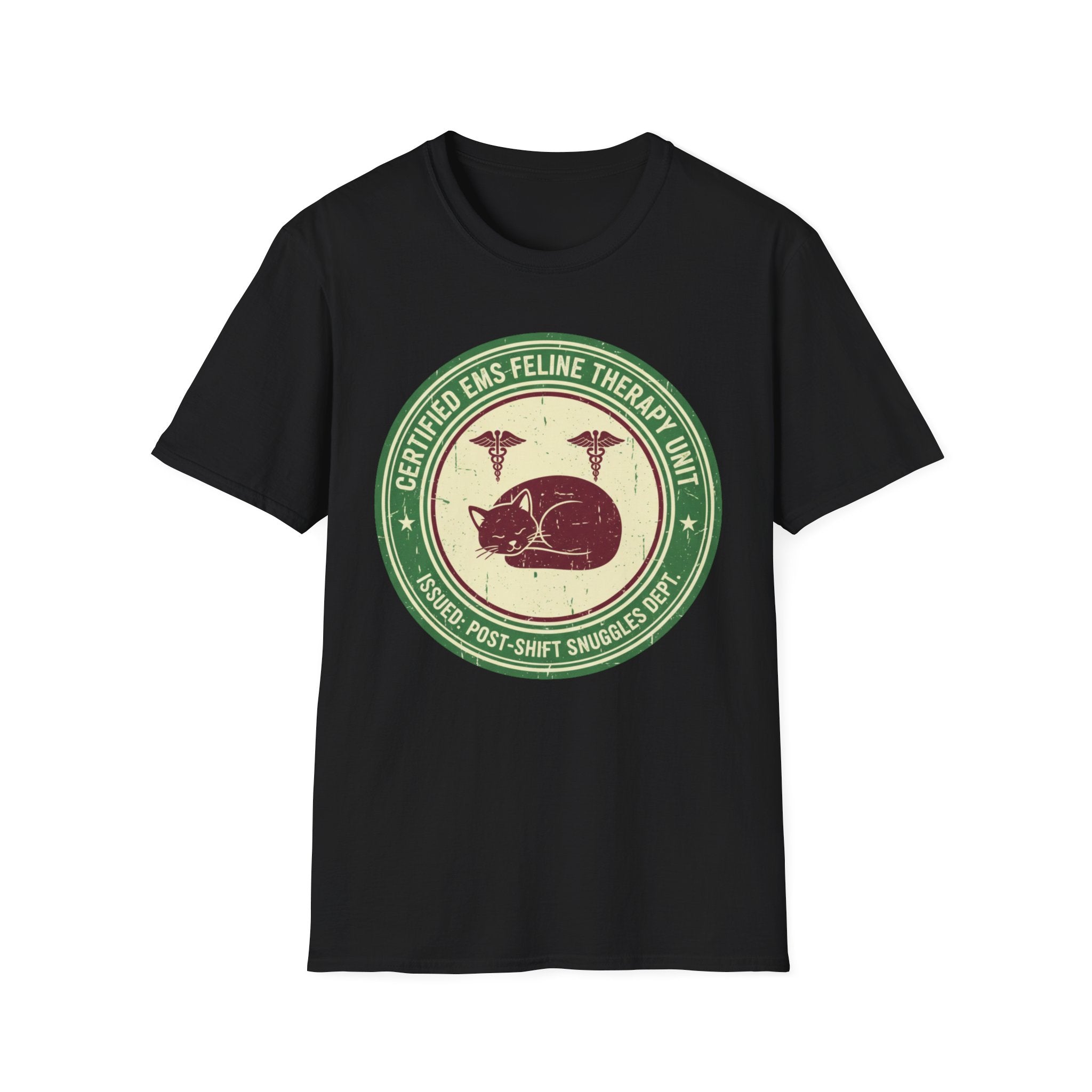 Certified EMS Feline Therapy Unit T-Shirt