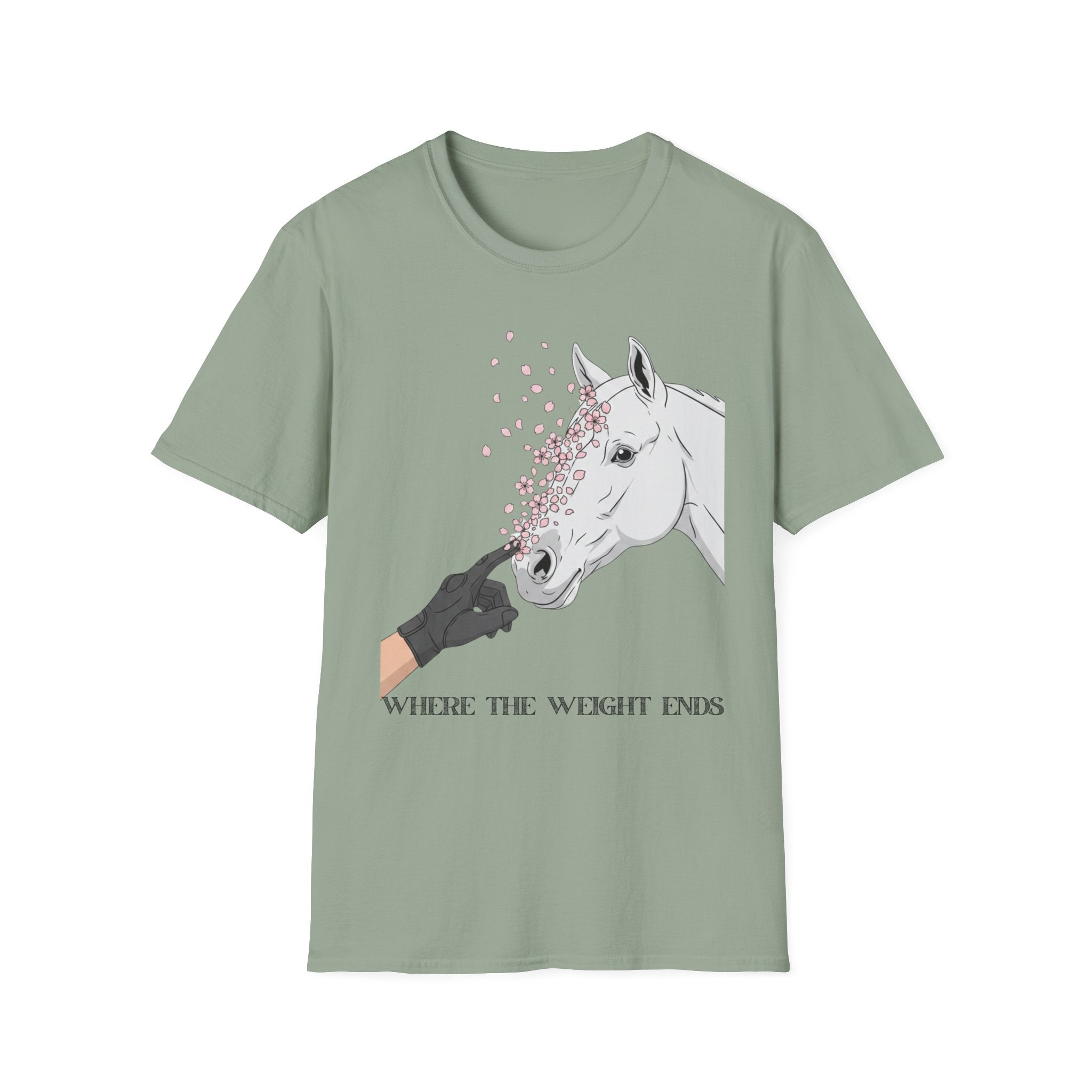 Horse "Where the Weight Ends" T-Shirt