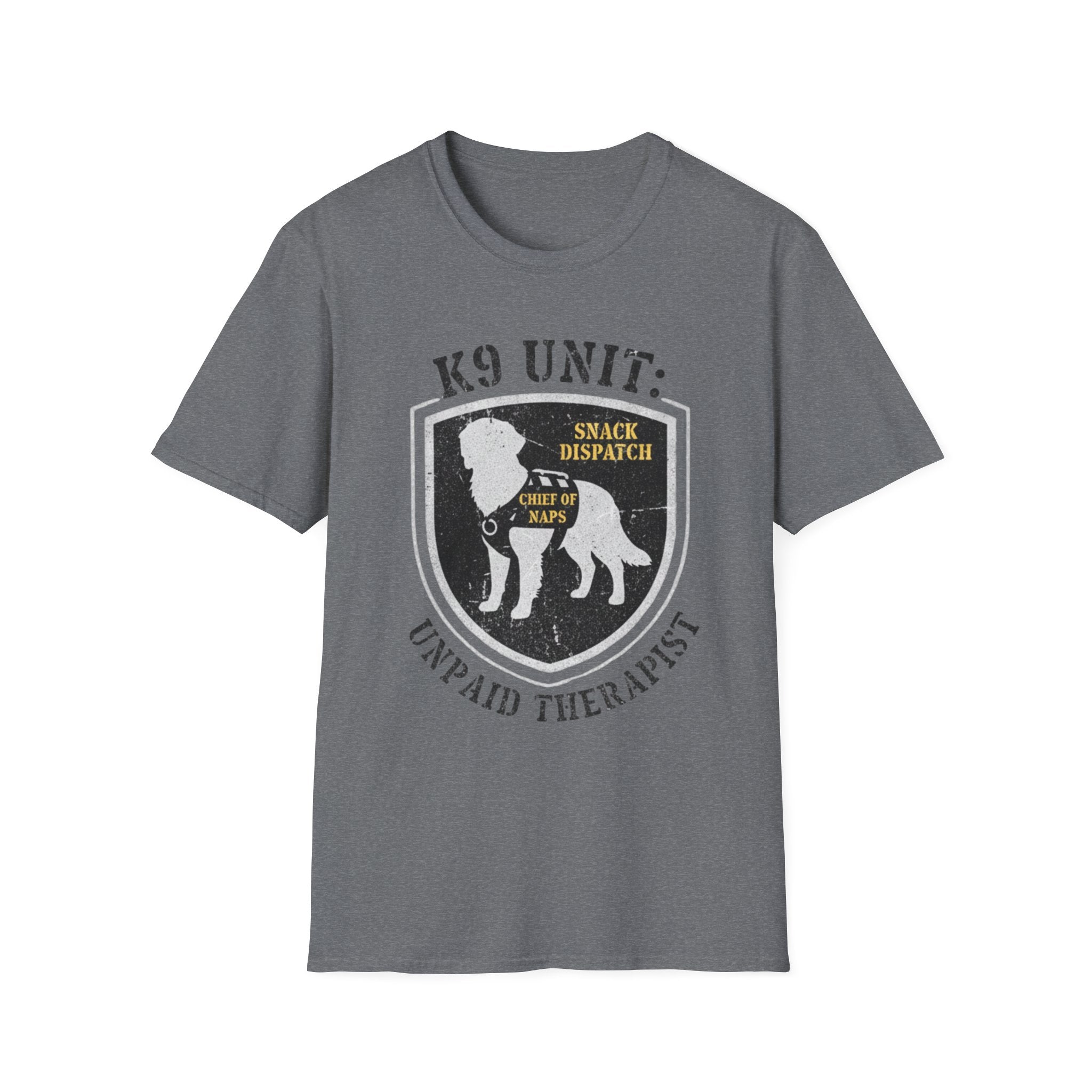 "K-9 Unit Unpaid Therapist" T-Shirt