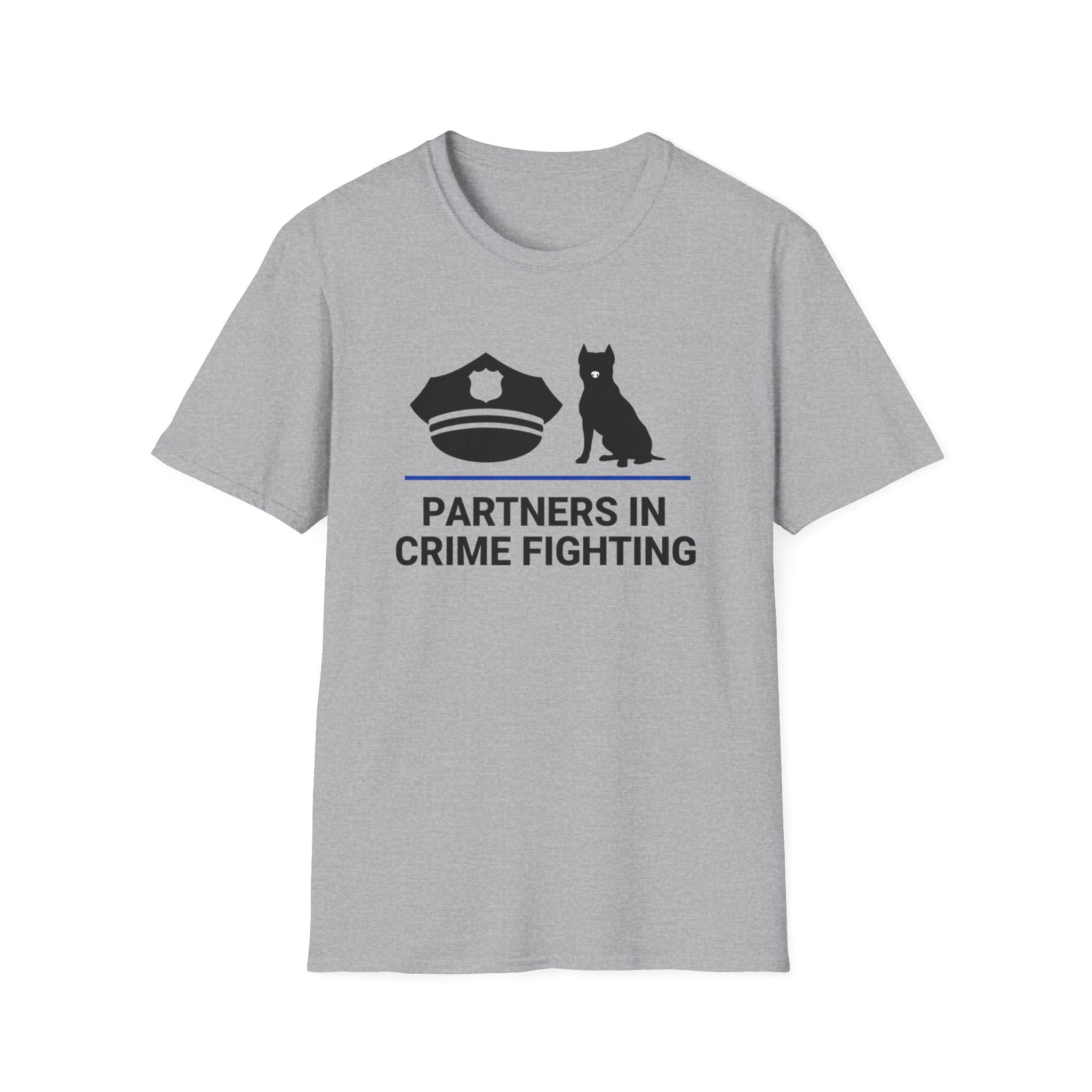 Police & Dog "Partners in Crime Fighting" T-Shirt