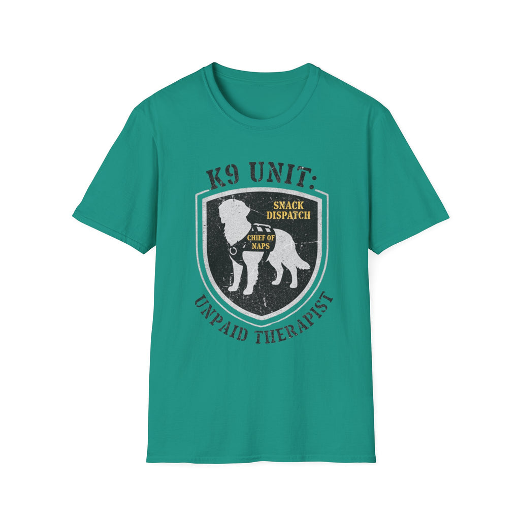 "K-9 Unit Unpaid Therapist" T-Shirt