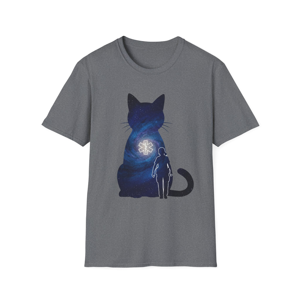 Female EMS Space Cat T-Shirt