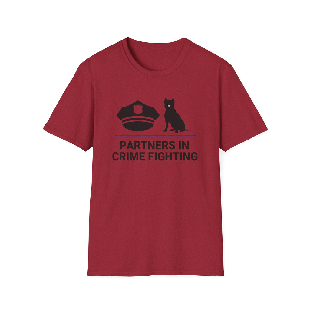 Police & Dog "Partners in Crime Fighting" T-Shirt