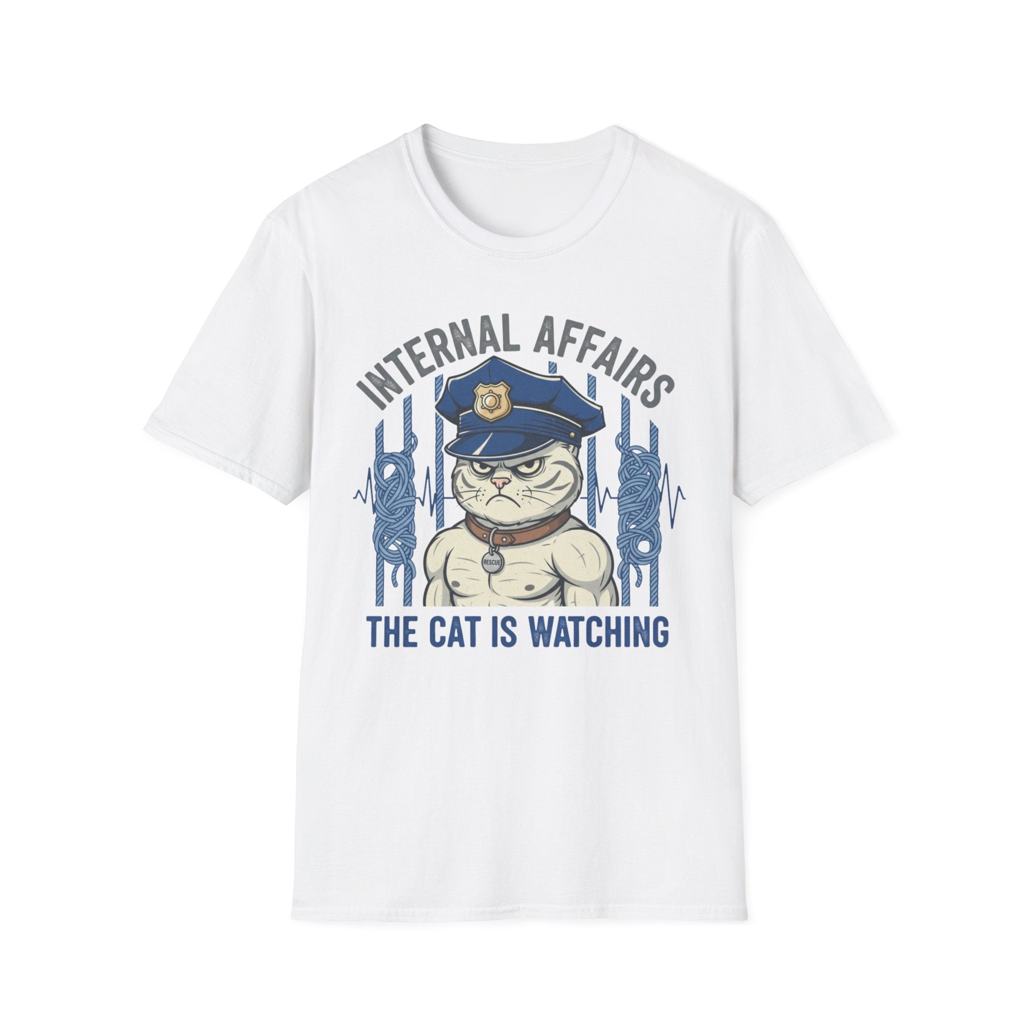 Police Cat "Internal Affairs The cat is Watching" T-Shirt