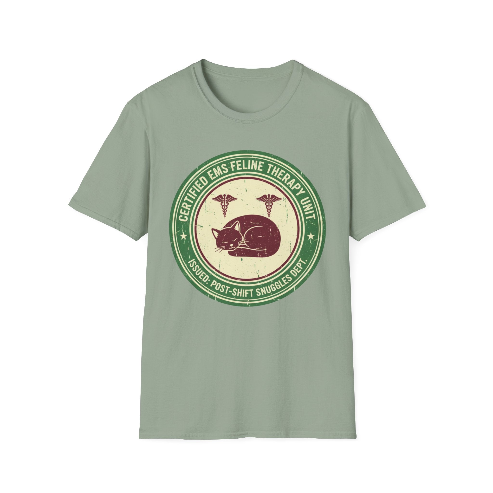 Certified EMS Feline Therapy Unit T-Shirt