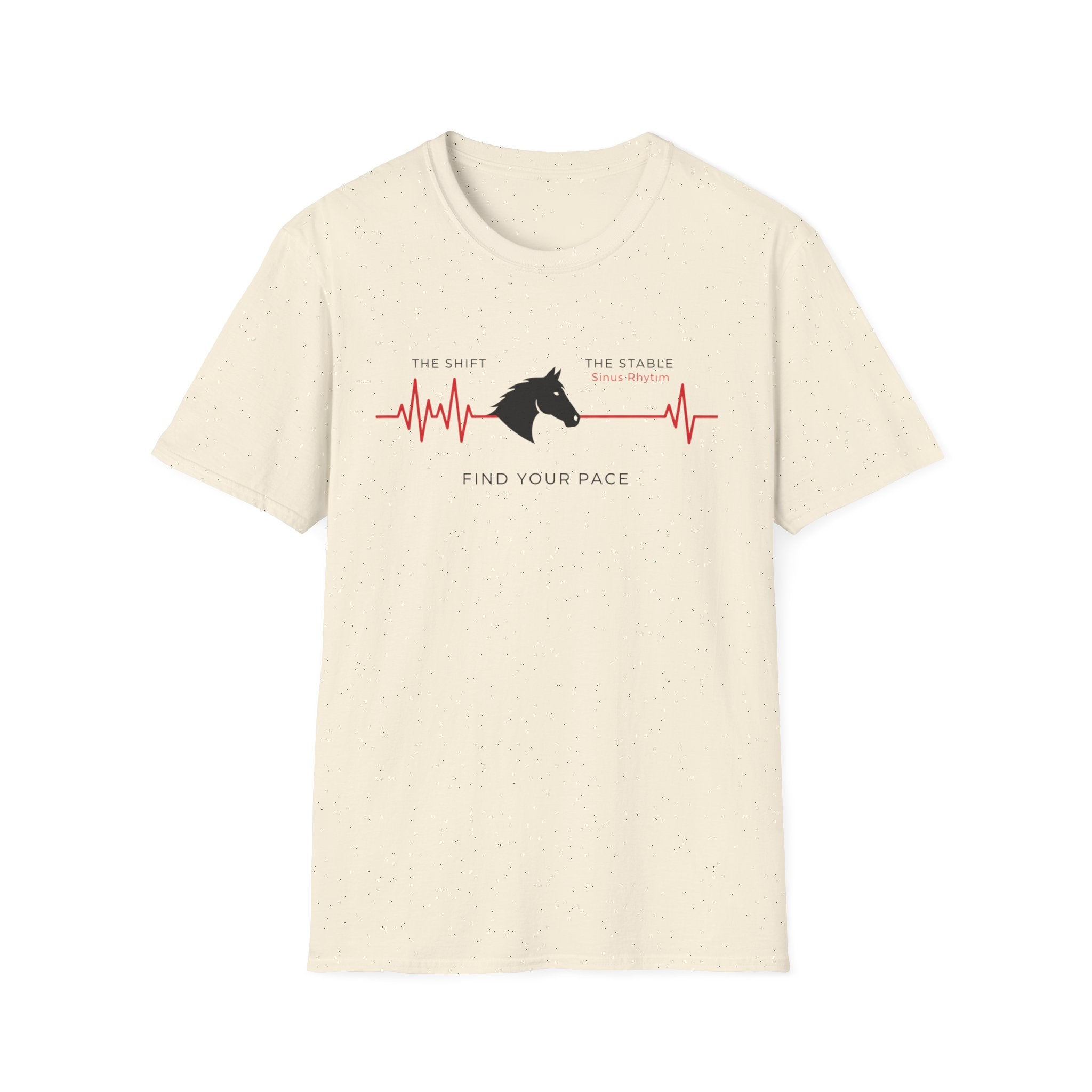 EMS and Horse "The Shift. The Stable. Find Your Pace" T-Shirt