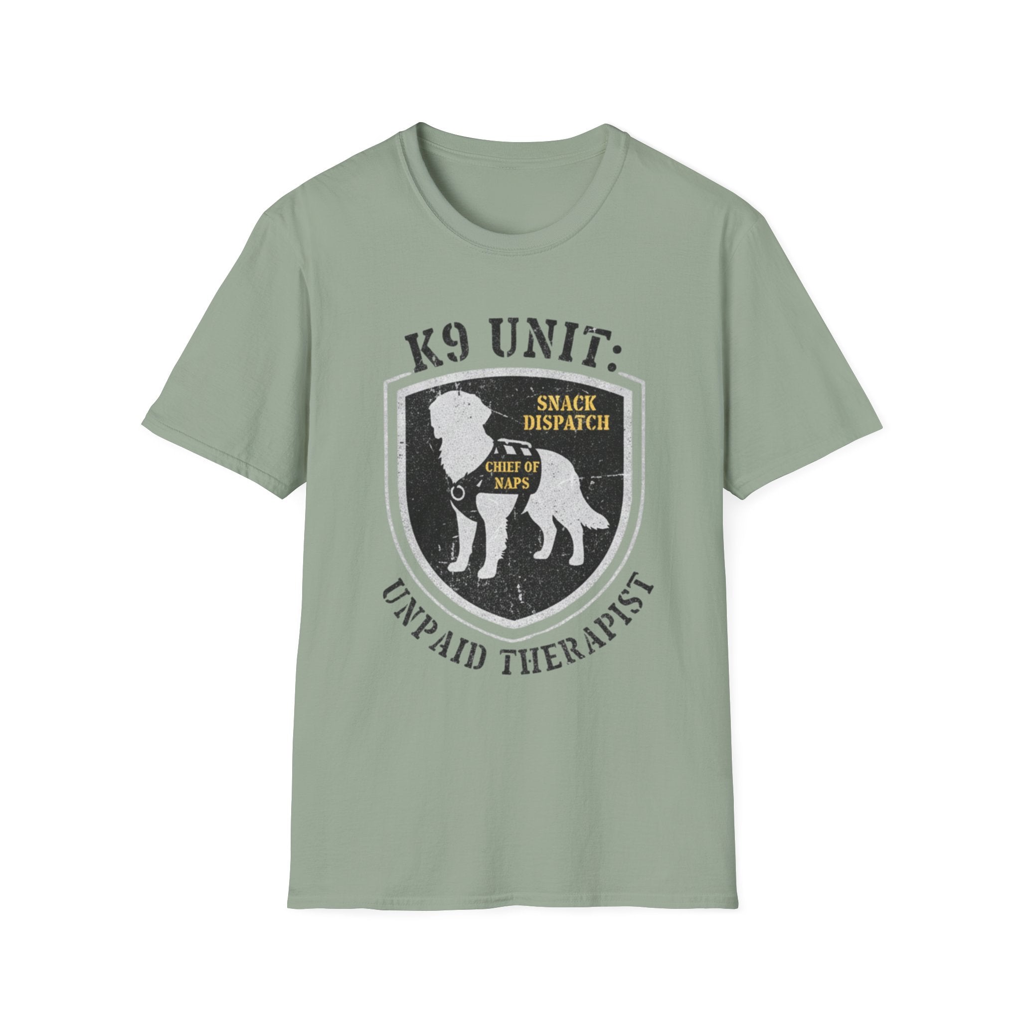 "K-9 Unit Unpaid Therapist" T-Shirt