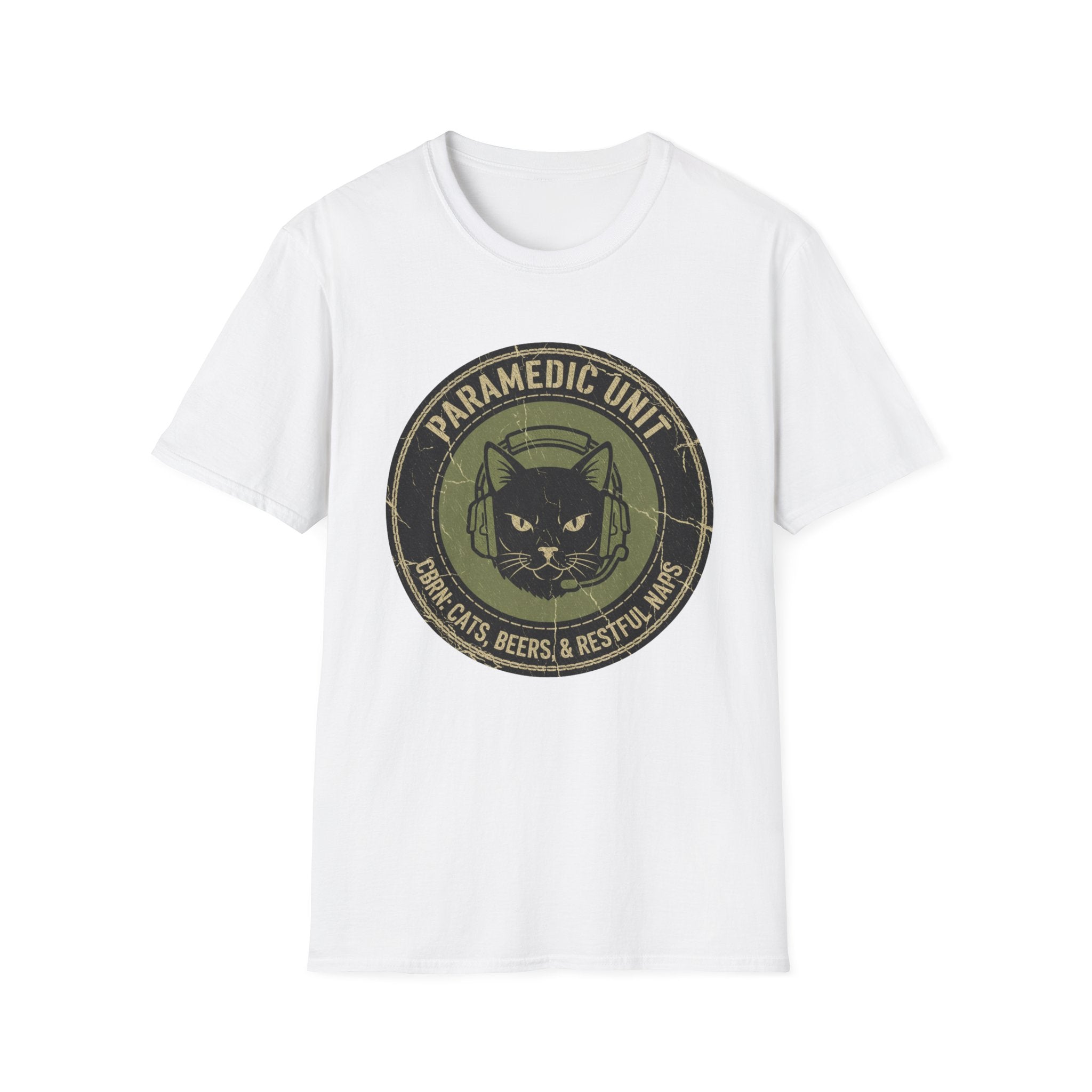 "Paramedic unit Cats Beers and Restful Naps" T-Shirt