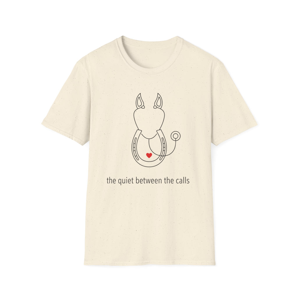 EMS and Horse "The Quiet Between Calls" T-Shirt