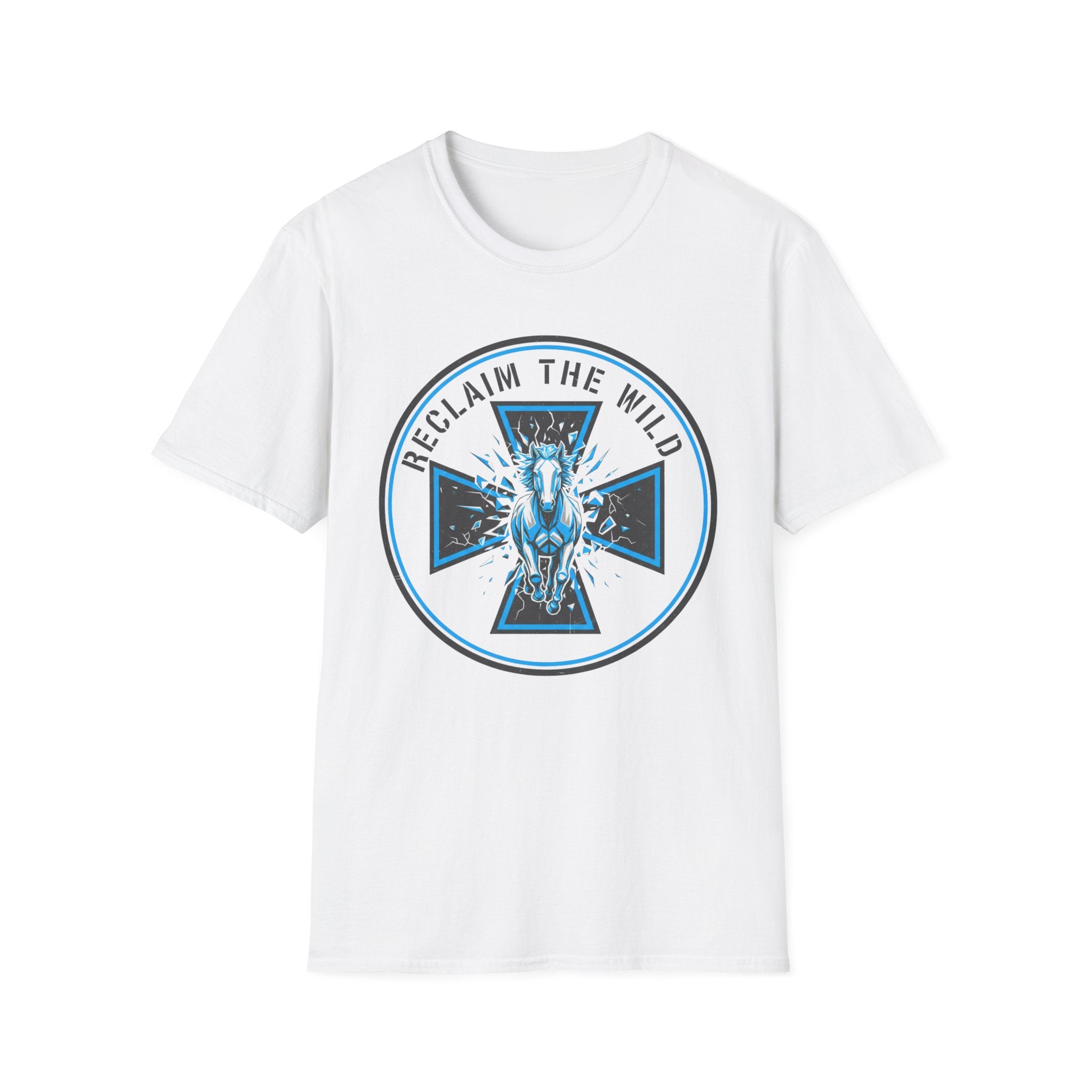 Firefighter and Horse " Reclaim the Wild" T-Shirt