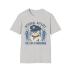Police Cat "Internal Affairs The cat is Watching" T-Shirt