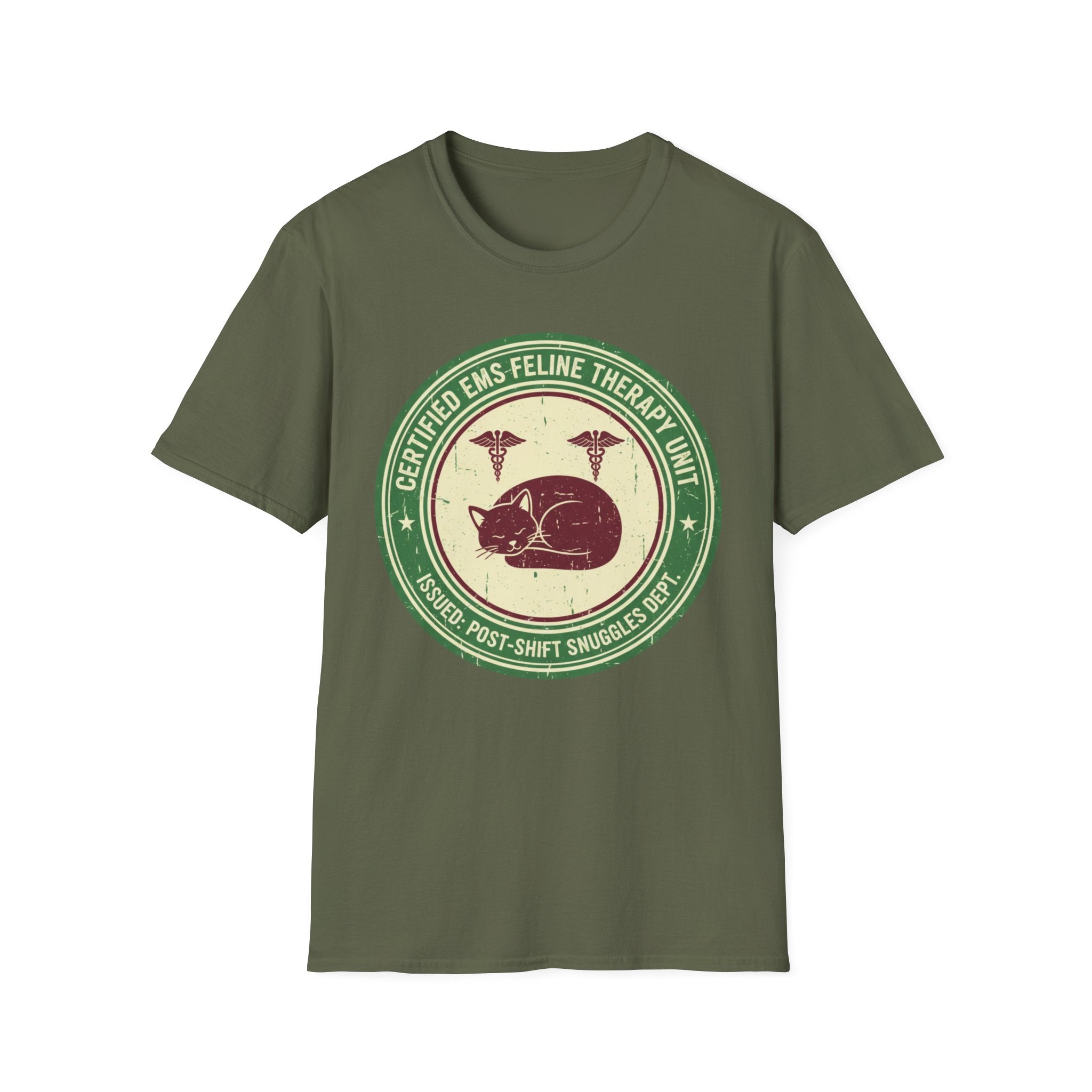 Certified EMS Feline Therapy Unit T-Shirt