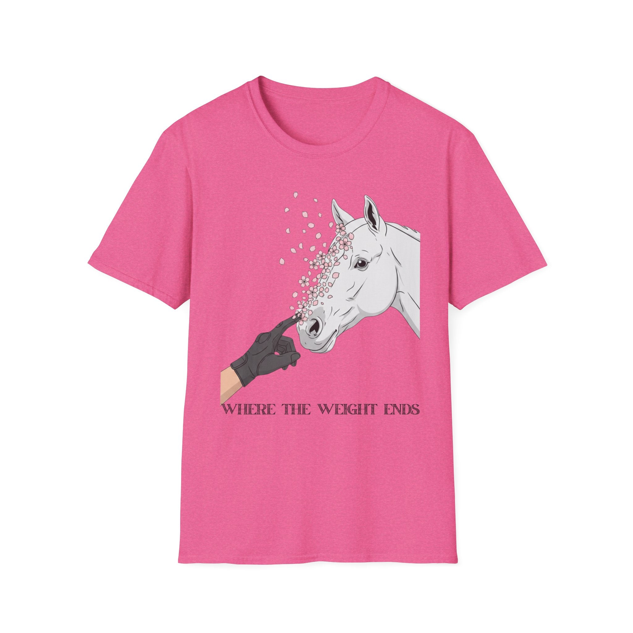 Horse "Where the Weight Ends" T-Shirt