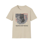 Fire "Valor in every visage" T-Shirt