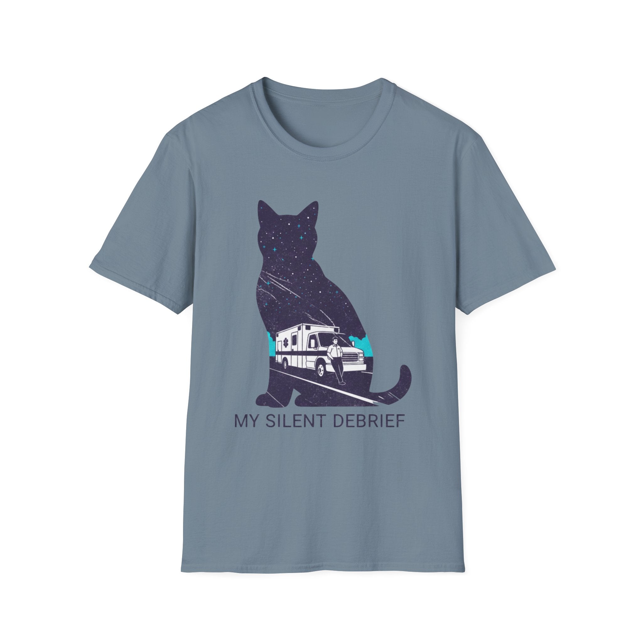 EMS Cat "My silent debrief" T-Shirt