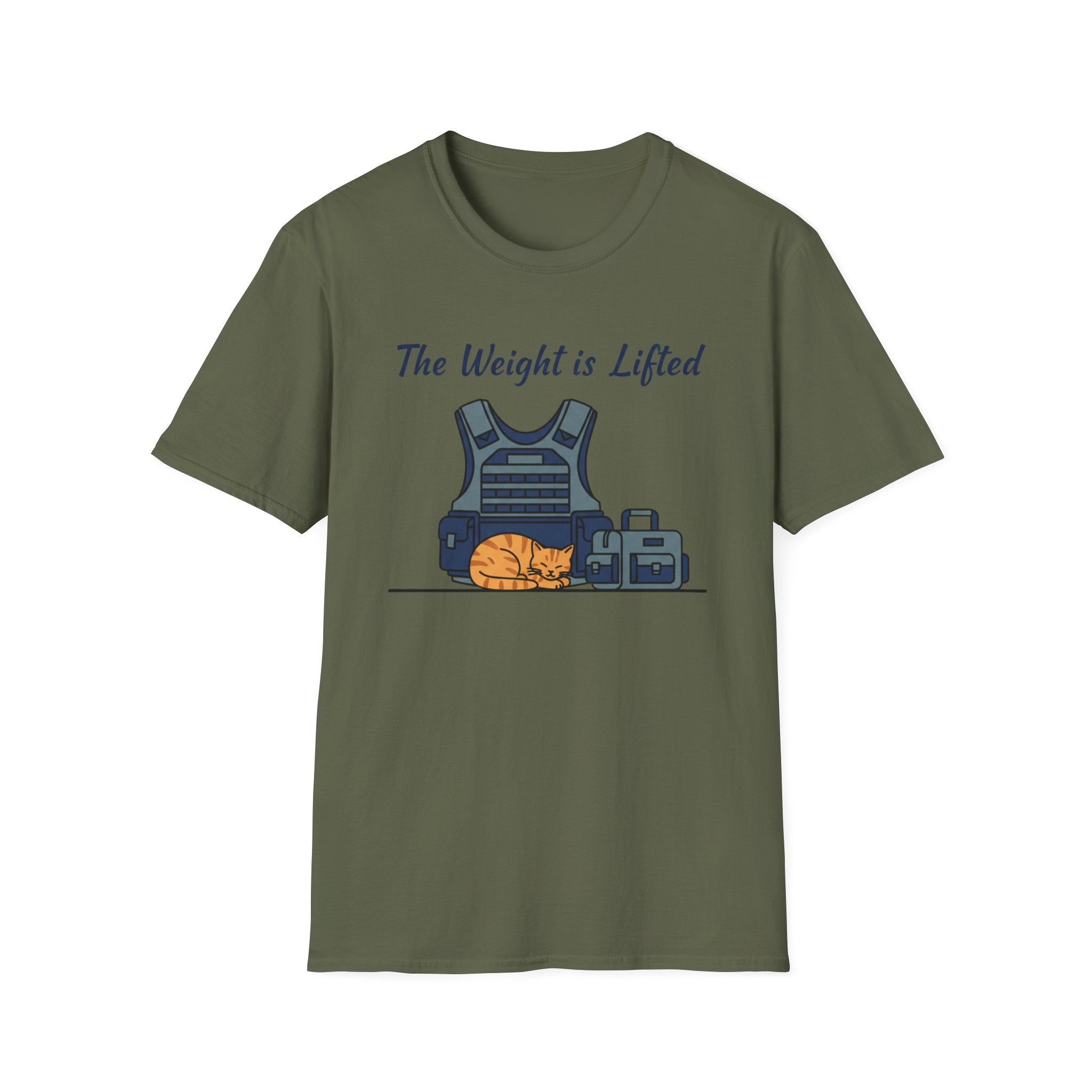 Police and Cat "The Weight is Lifted" T-Shirt