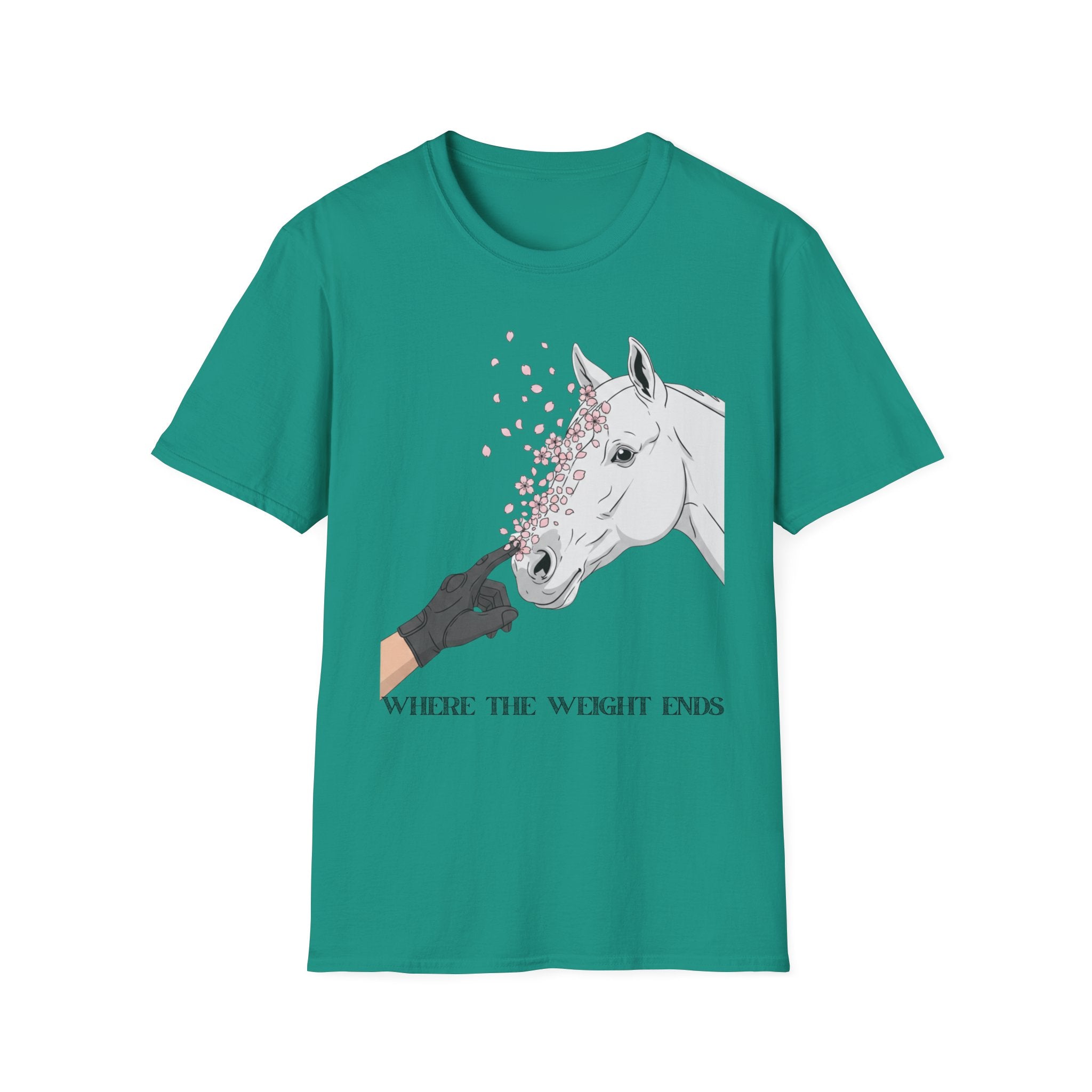 Horse "Where the Weight Ends" T-Shirt