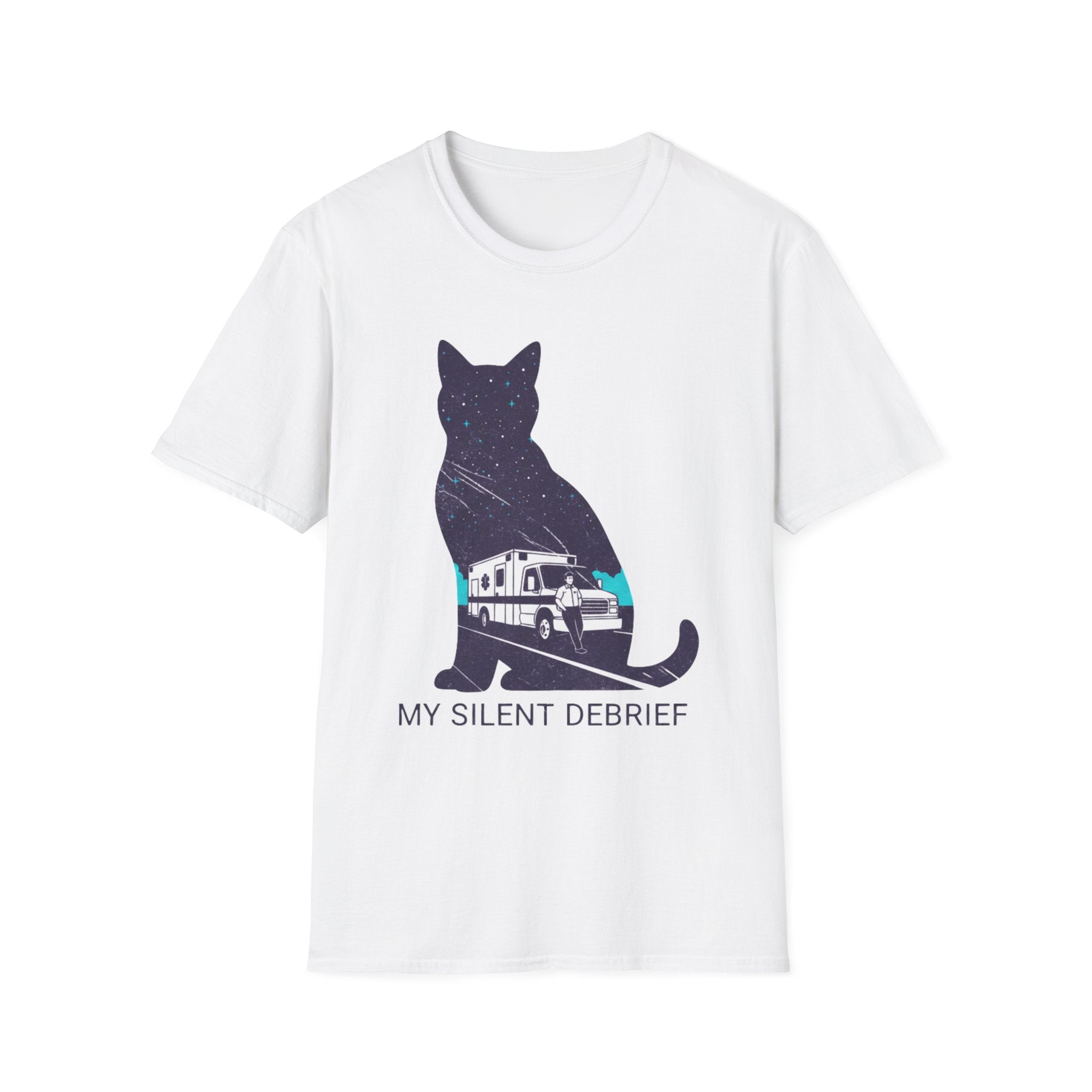 EMS Cat "My silent debrief" T-Shirt