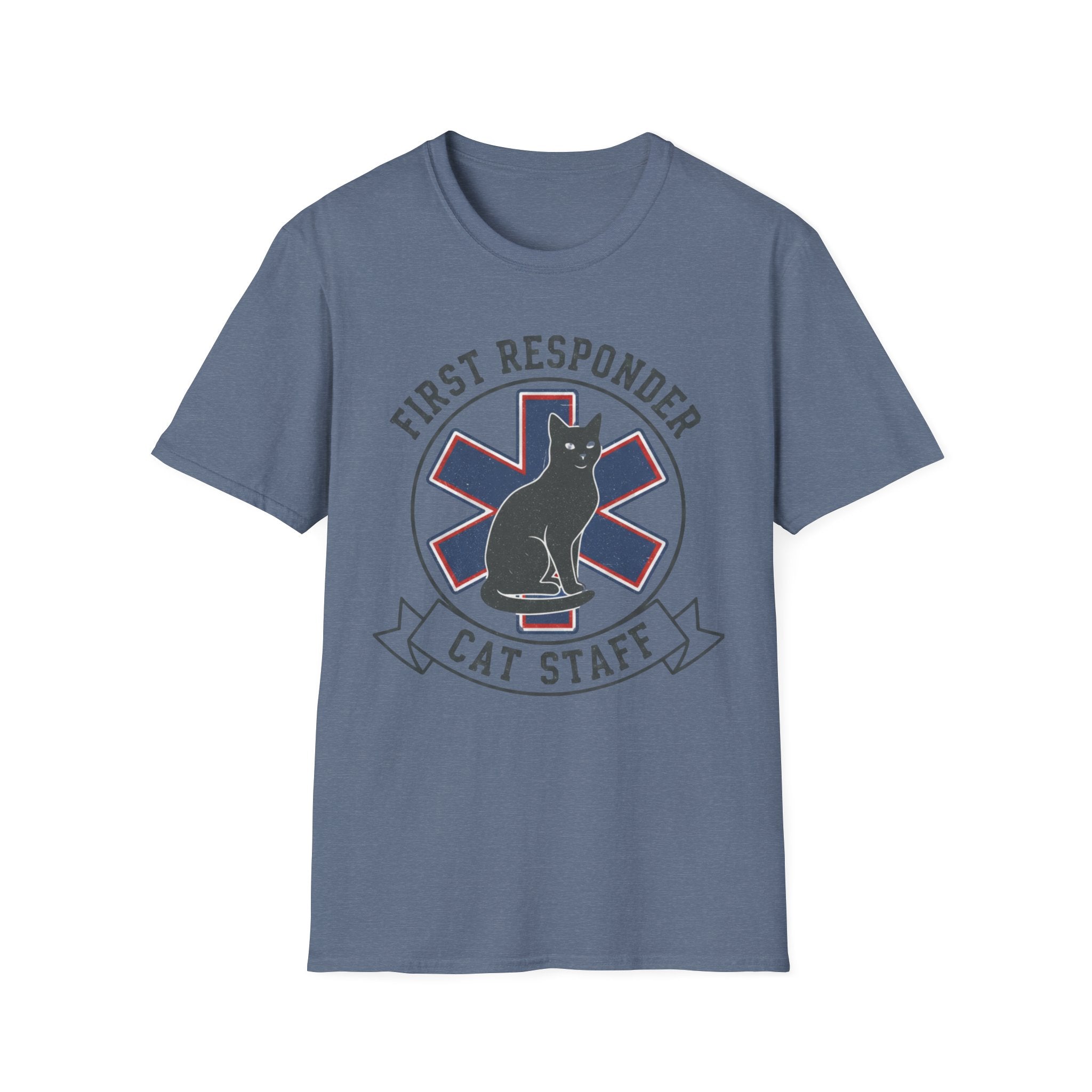 EMS "First Responder Cat Staff" T-Shirt