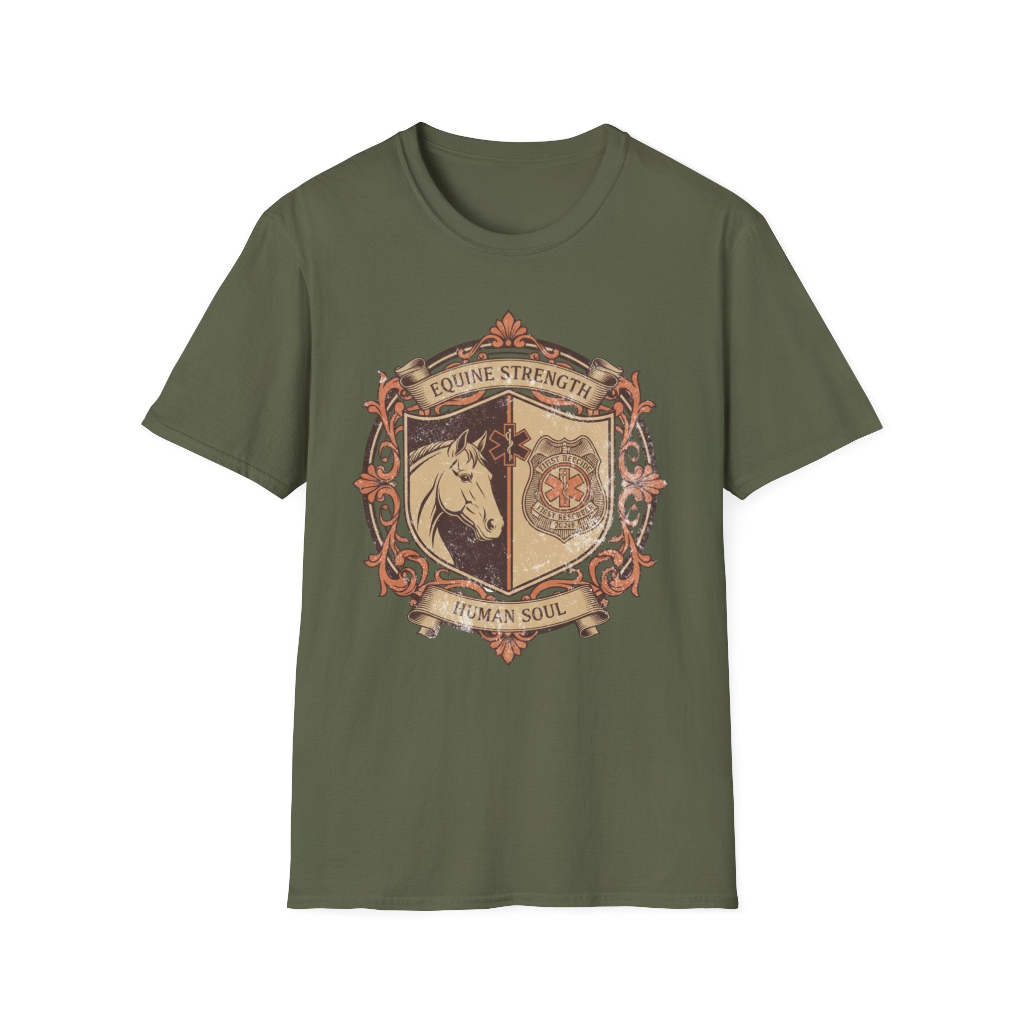 EMS Equine Strength Human Soul T-Shirt