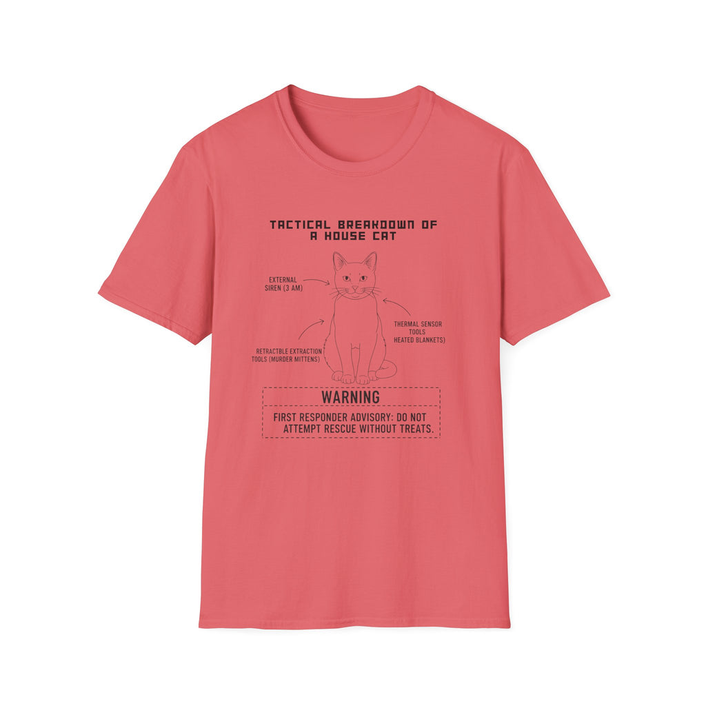 "Tactical Breakdown of a House Cat" T-Shirt