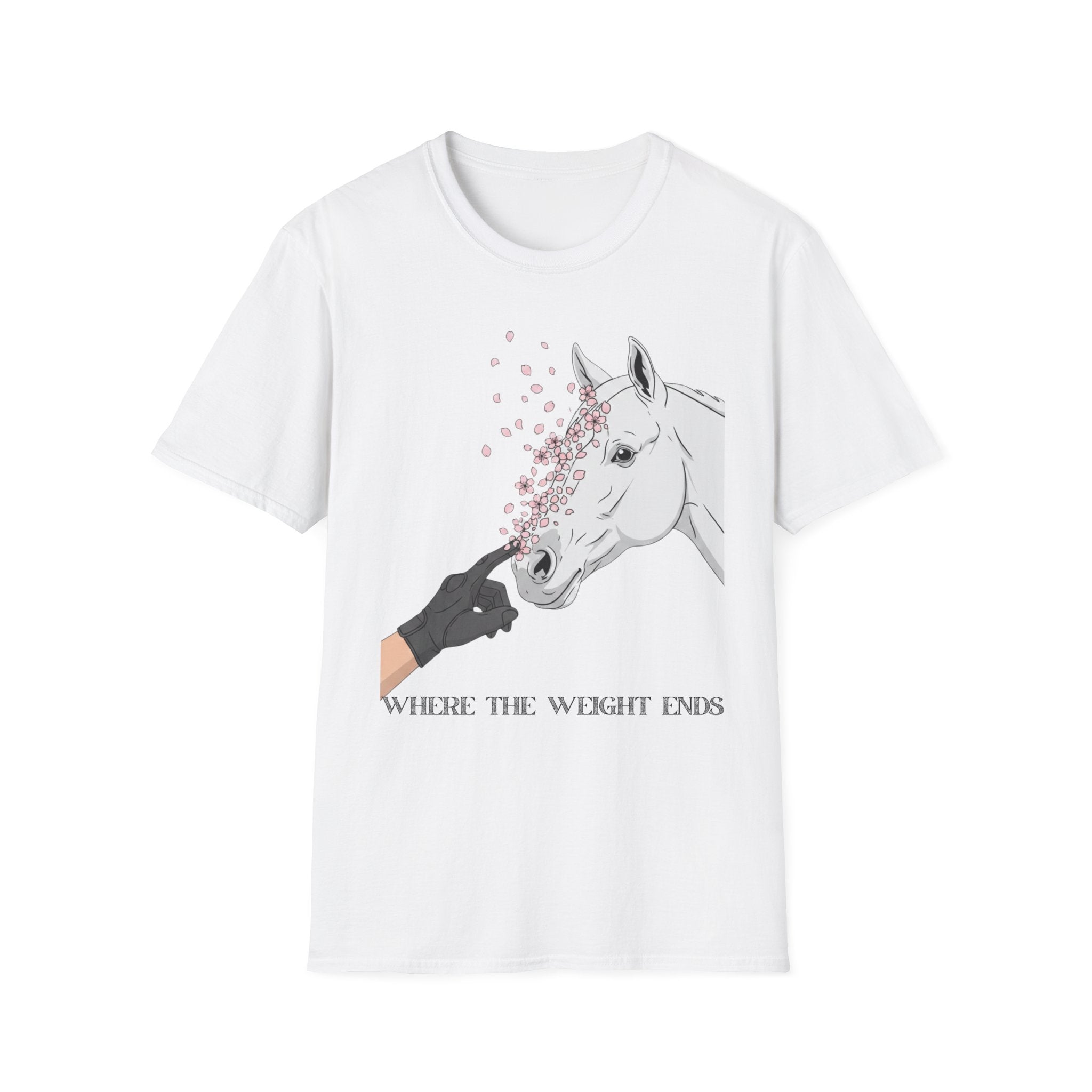 Horse "Where the Weight Ends" T-Shirt