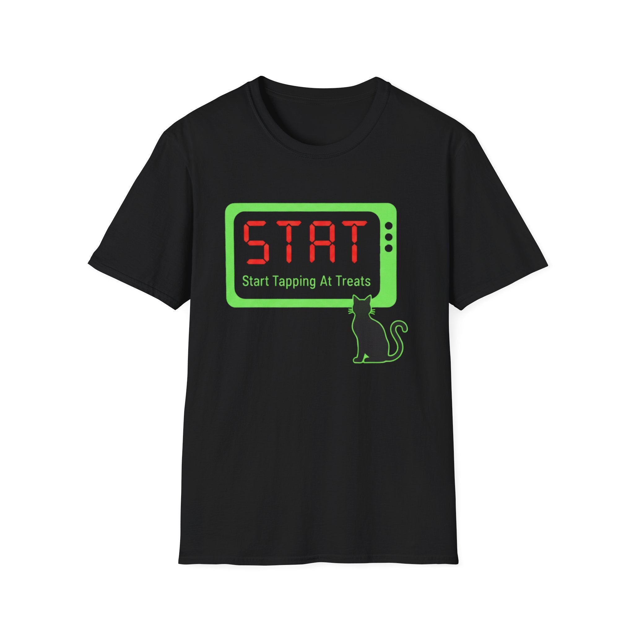 Cat "STAT: Start Tapping At Treats" T-Shirt
