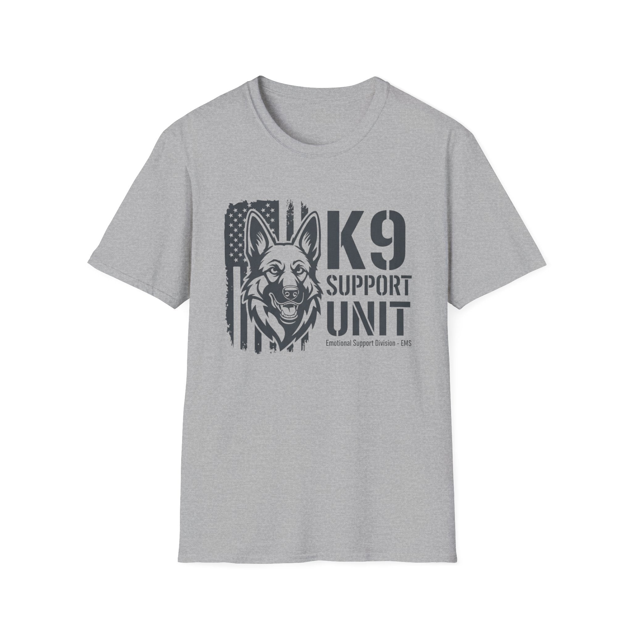 "K-9 support unit emotional support unit EMS division" T-Shirt