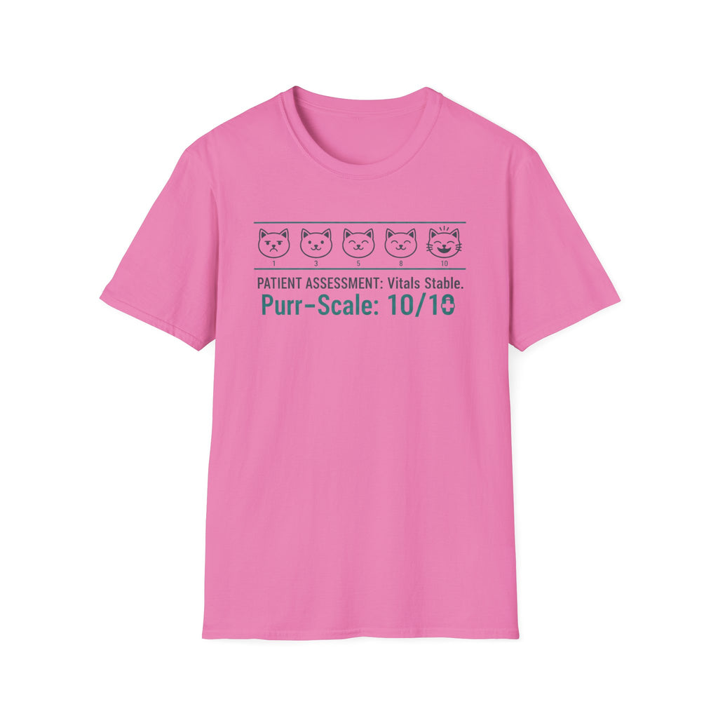"Patient Assessment Vitals Stable Purr Scale: 10/10" T-Shirt