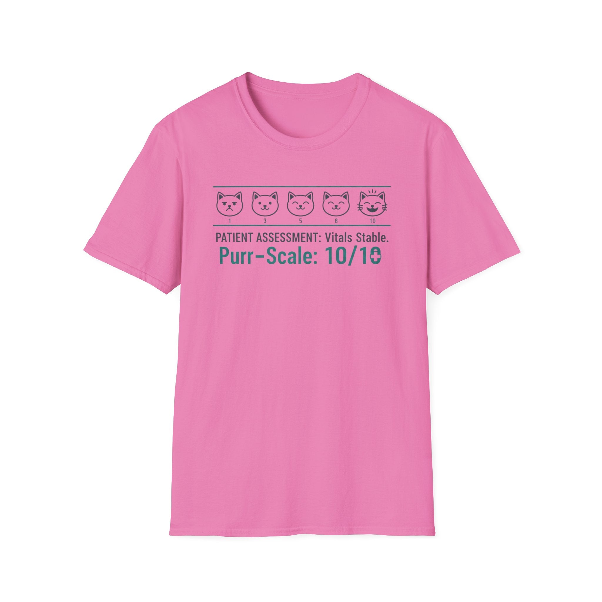 "Patient Assessment Vitals Stable Purr Scale: 10/10" T-Shirt