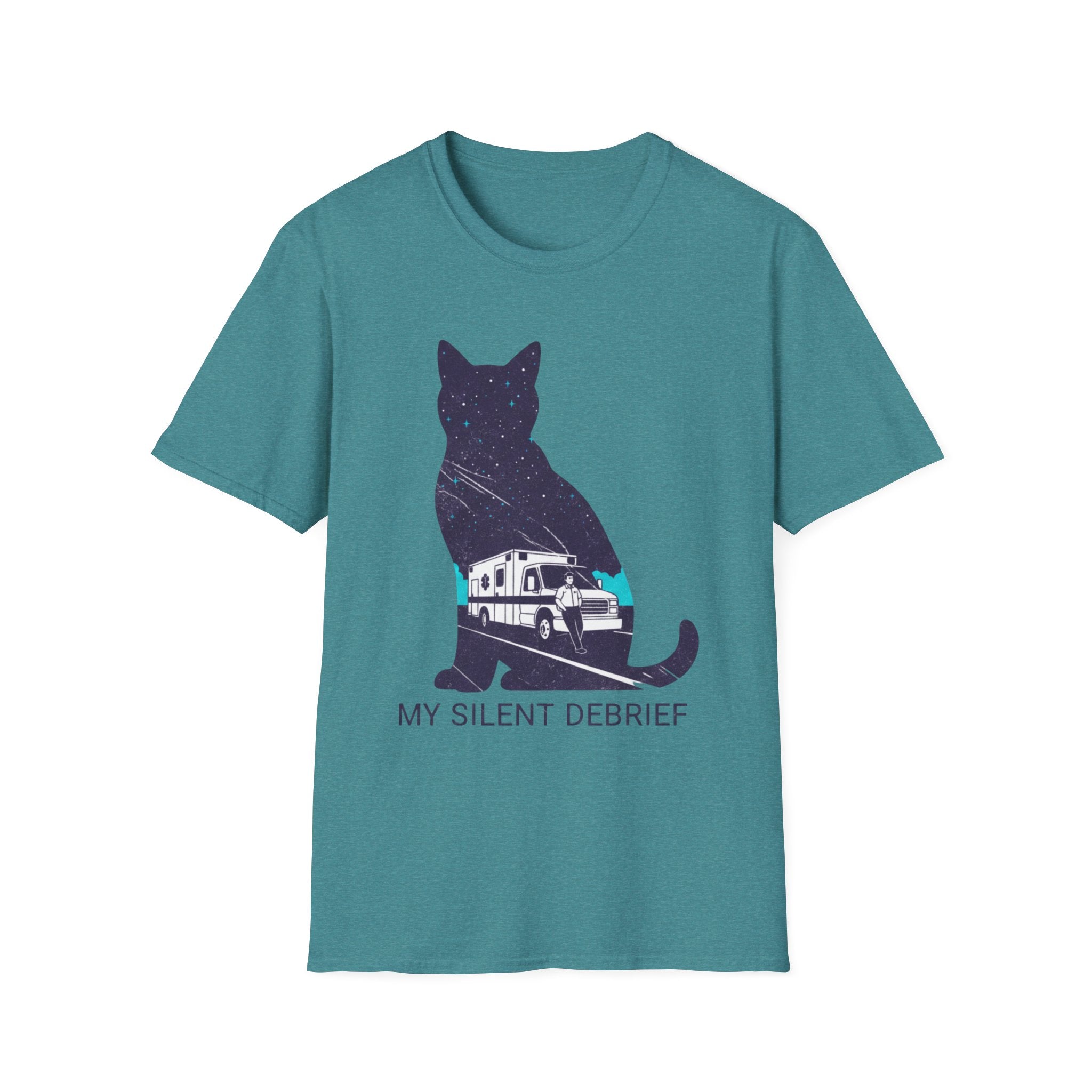 EMS Cat "My silent debrief" T-Shirt