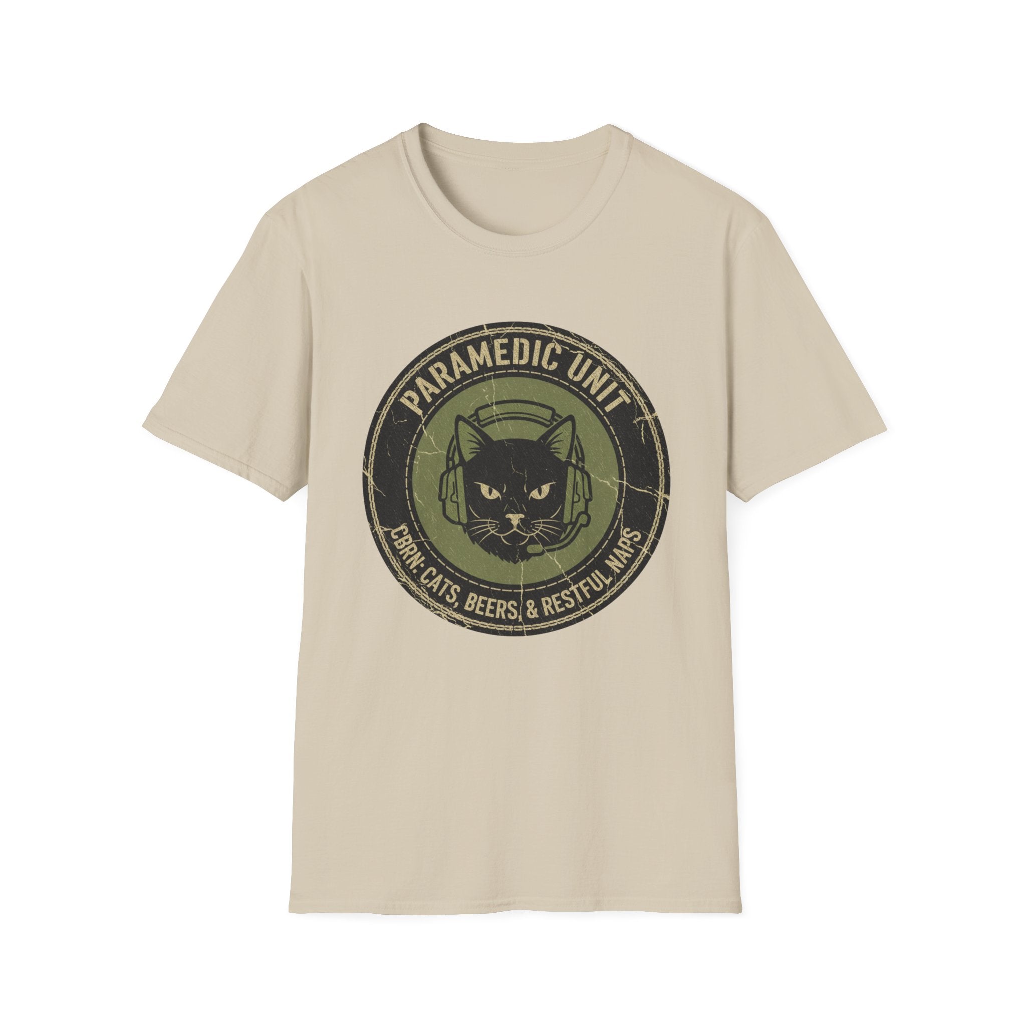 "Paramedic unit Cats Beers and Restful Naps" T-Shirt